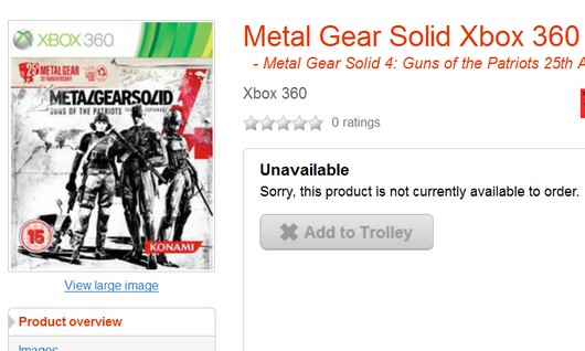 Metal Gear Solid 4 na X360?!