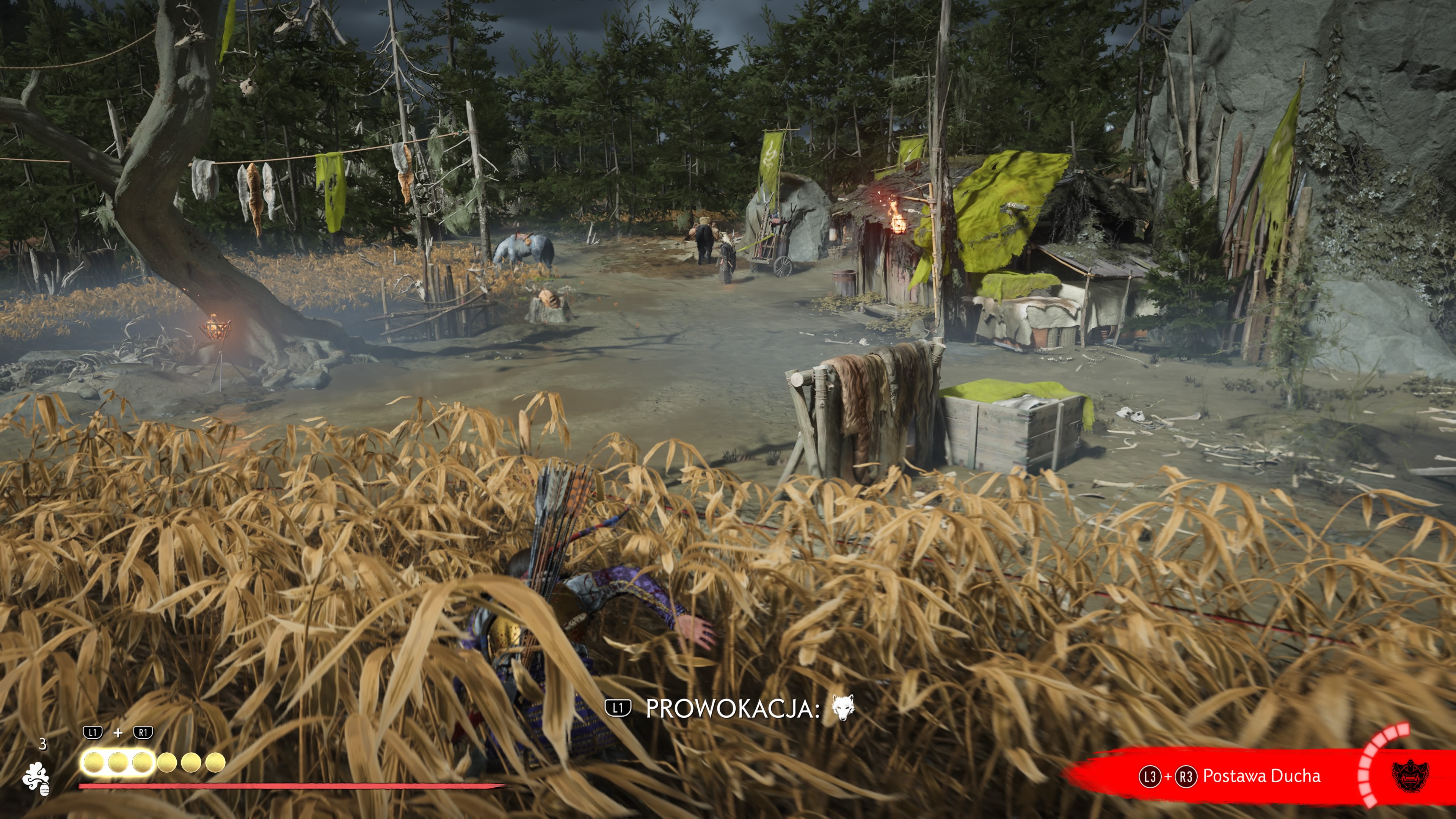 Ghost of Yotei Echoes of Sekigahara: Pogórze Ashoro, Magazyny Żmij, jedzenie