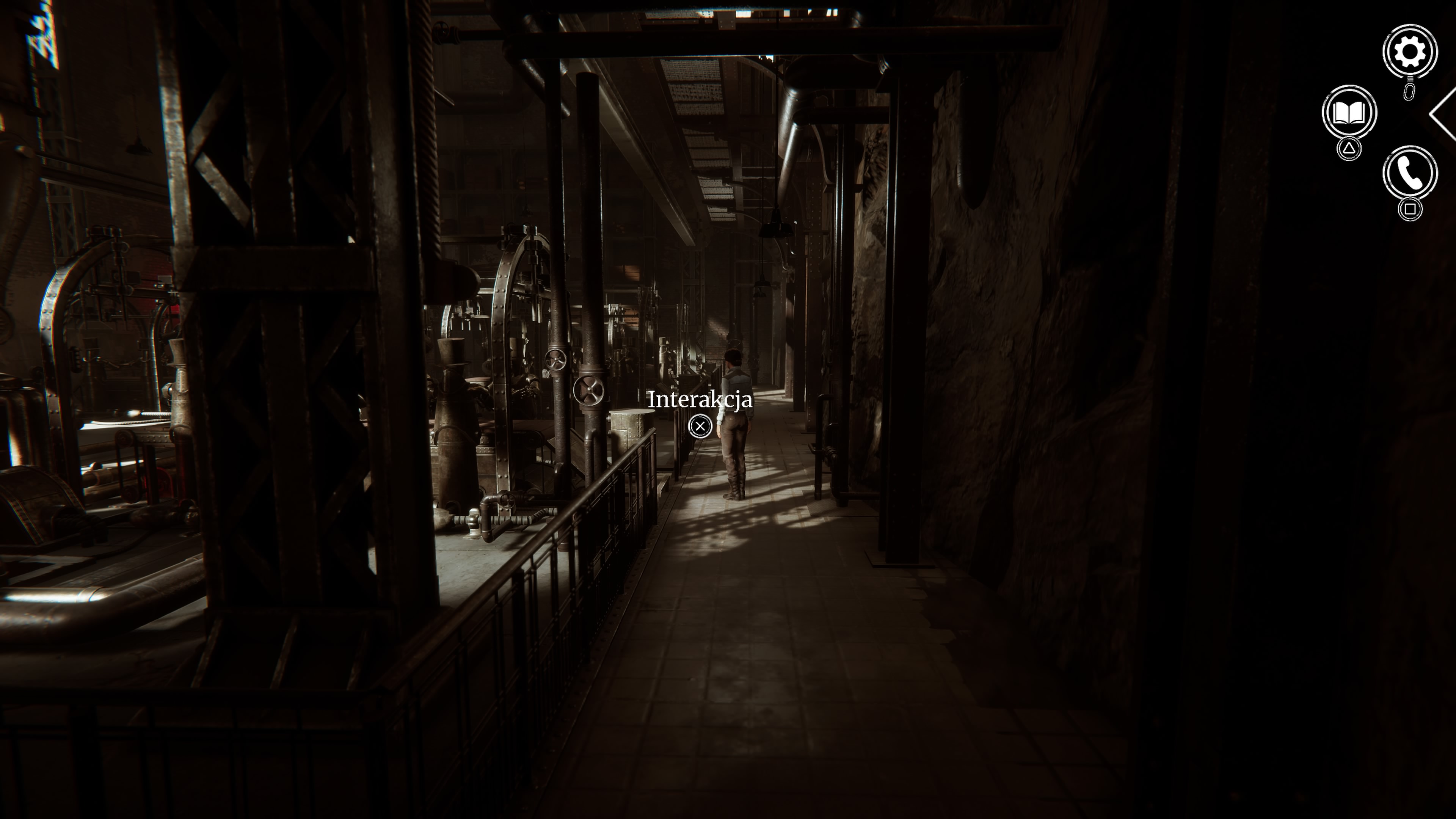 Syberia Remastered - Fabryka Voralbergów: montażownia, konduktor Oskar, peron, pociąg, bilet, przygoda czeka