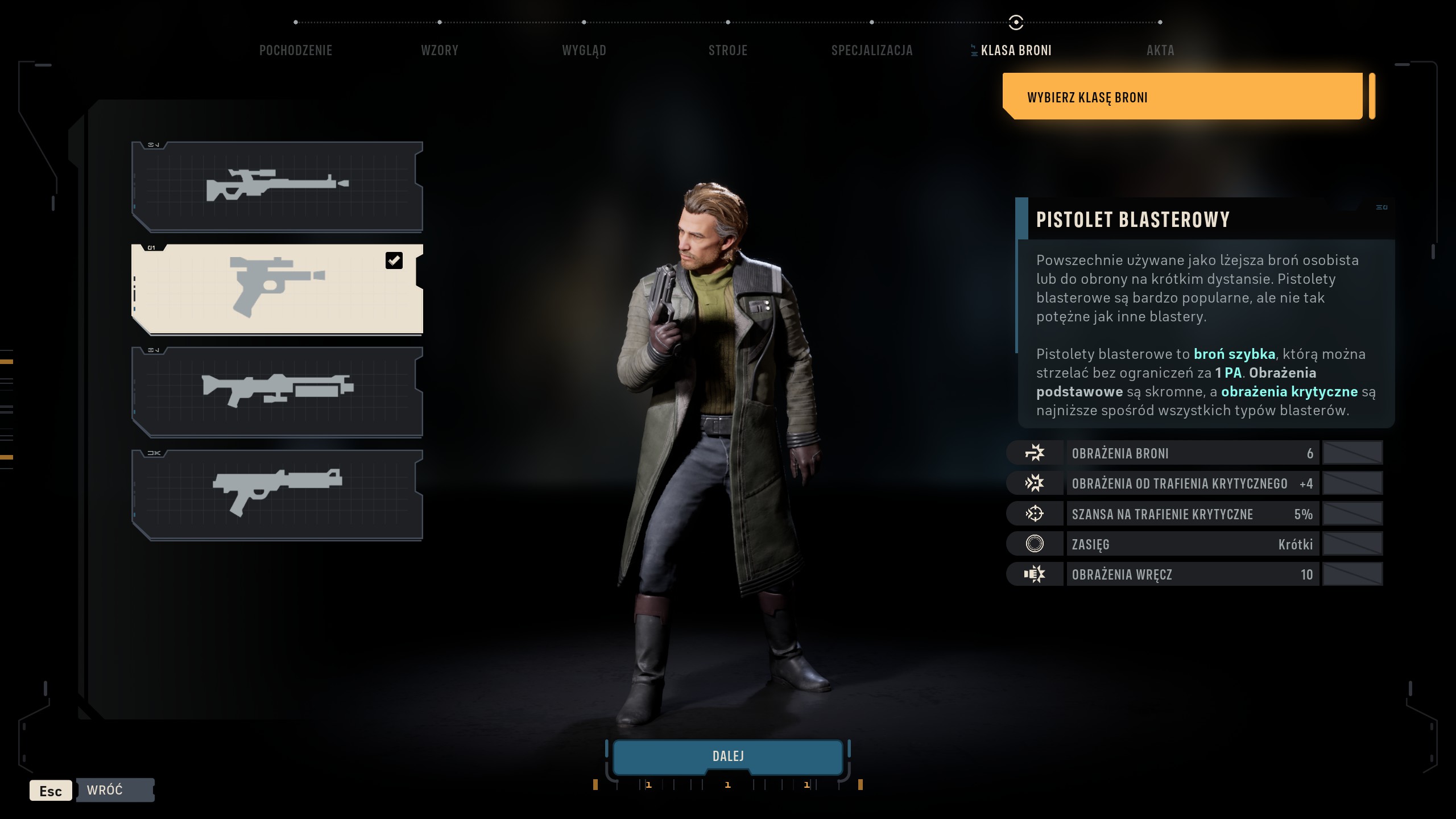 Star Wars Zero Company - Najlepsza klasa broni: blaster, karabin i pistolet, które wyposażenie najlepsze?