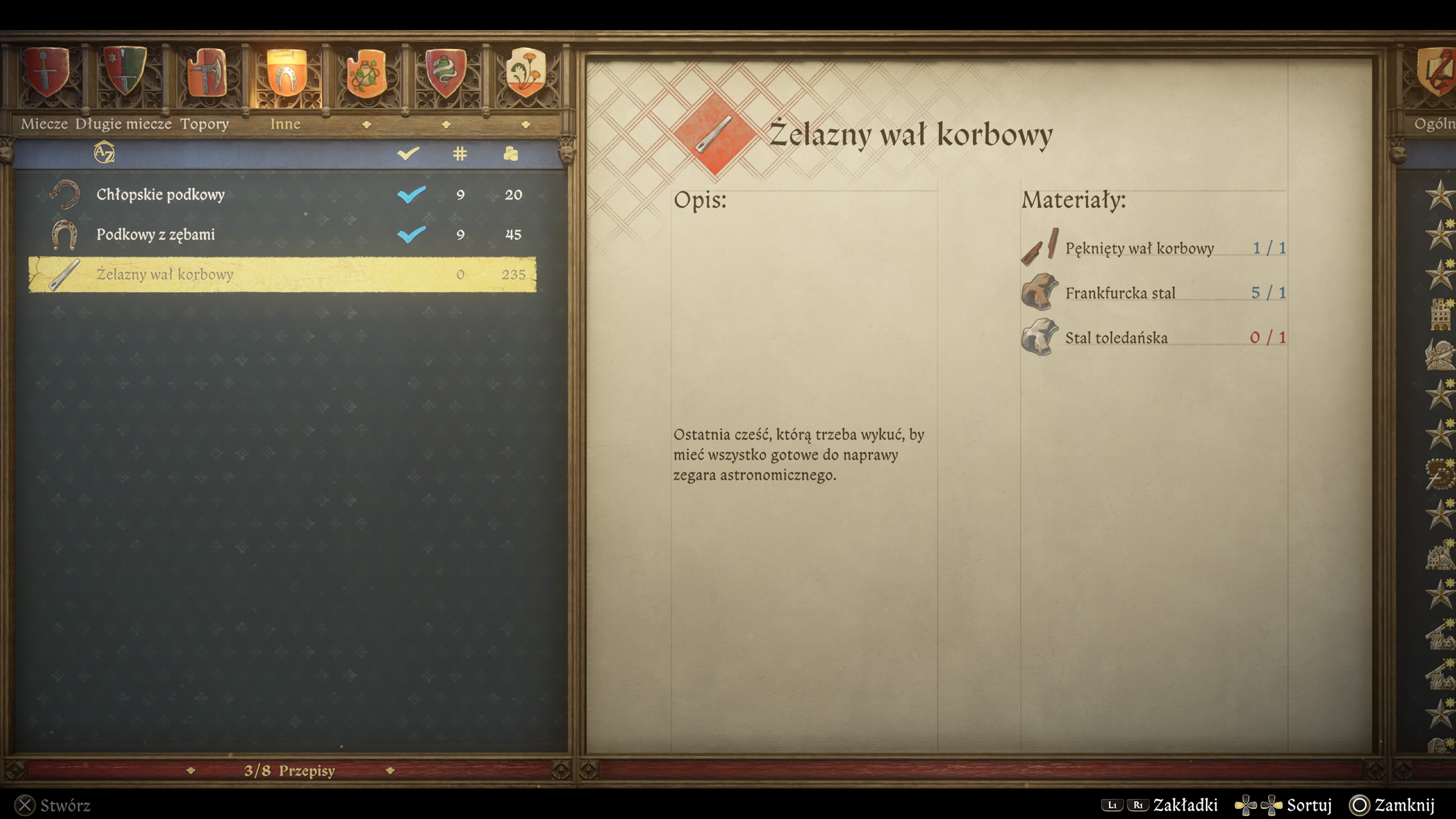 Kingdom Come Deliverance 2 - Ostatni krok: Włosi, Wolf, eliksir Redukcja, łaźnia, ubrania, korba