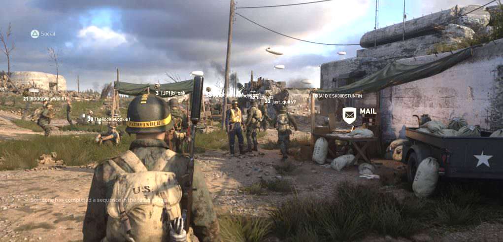 Call of Duty: WWII. 48 graczy w Headquarters. Activision włącza funkcję społecznościową