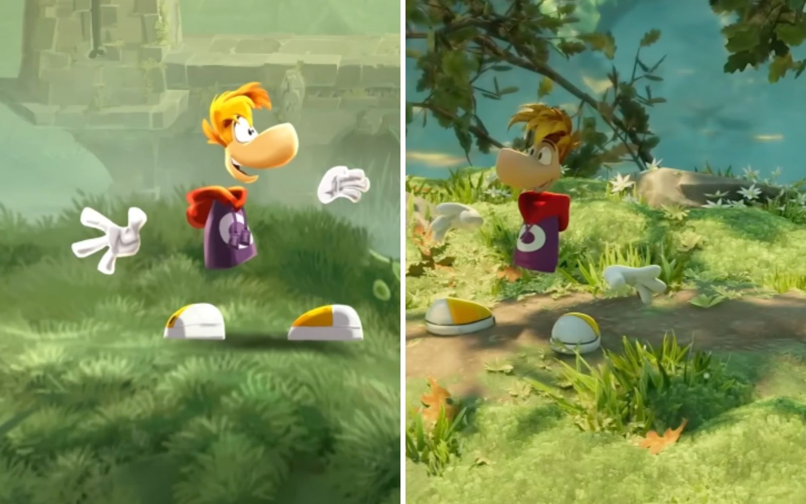 Rayman Legends Retold to „nowa jakość”? Zobaczcie porównanie z oryginałem