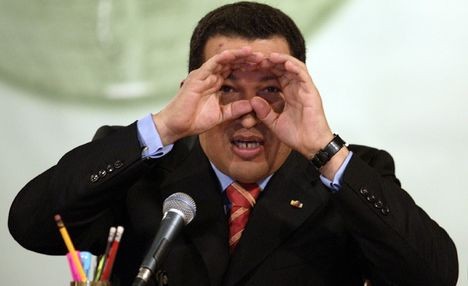Hugo Chavez znowu w akcji