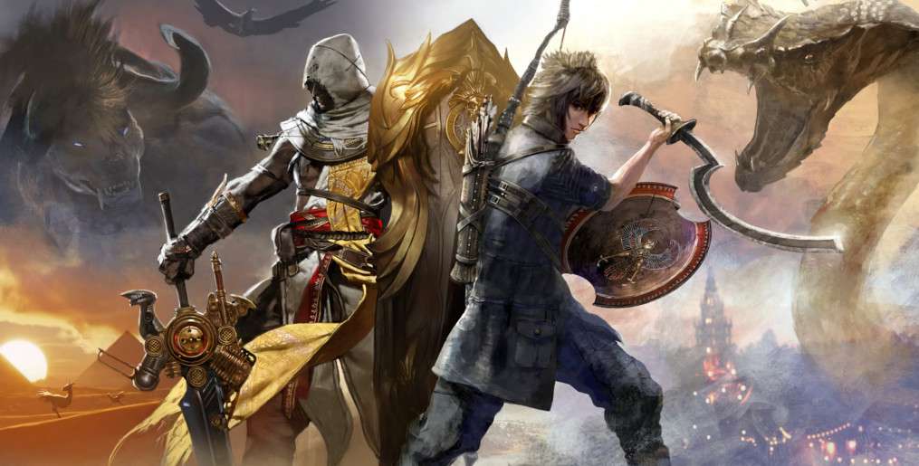 Assassin&#039;s Creed Origins otrzyma Chocobo i świątynię z Final Fantasy XV