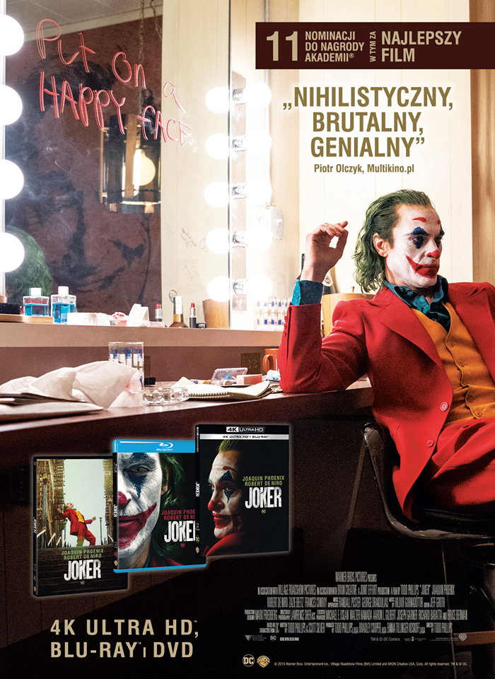 Joker z materiałami dodatkowymi. Jeden z najważniejszych filmów 2019 r. na Blu-ray