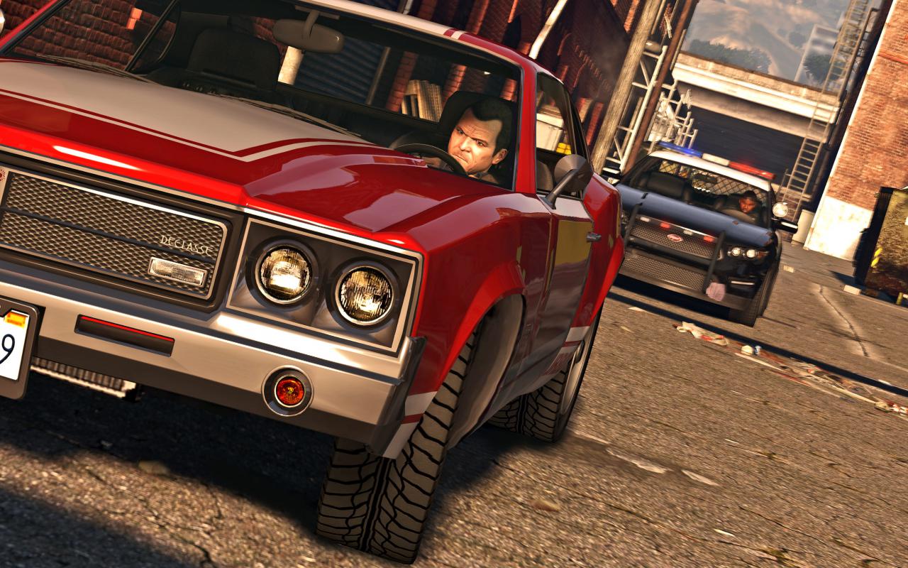 Pokaz możliwości edytora filmików i graficzne zestawienie w Grand Theft Auto V na PC