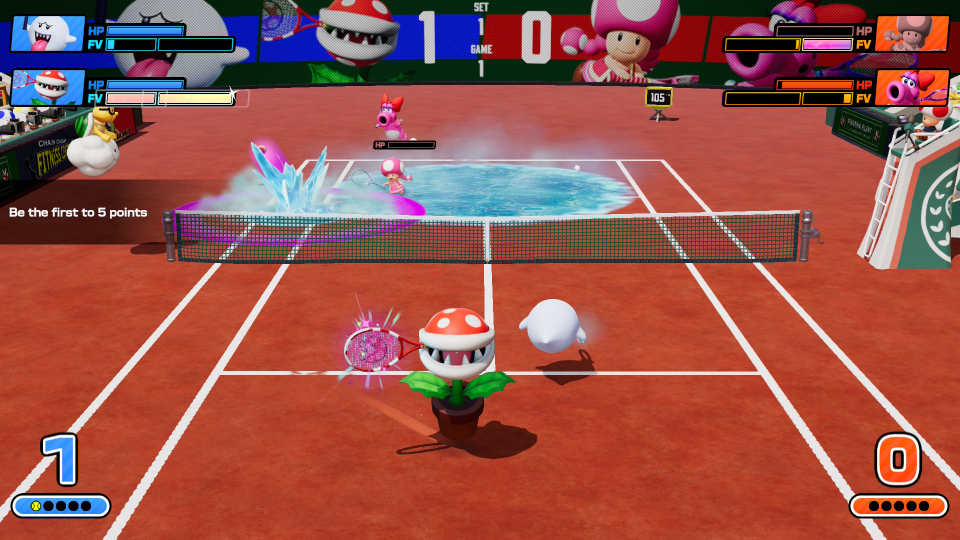 Mario Tennis Fever - recenzja gry. Kwiatek w akcji