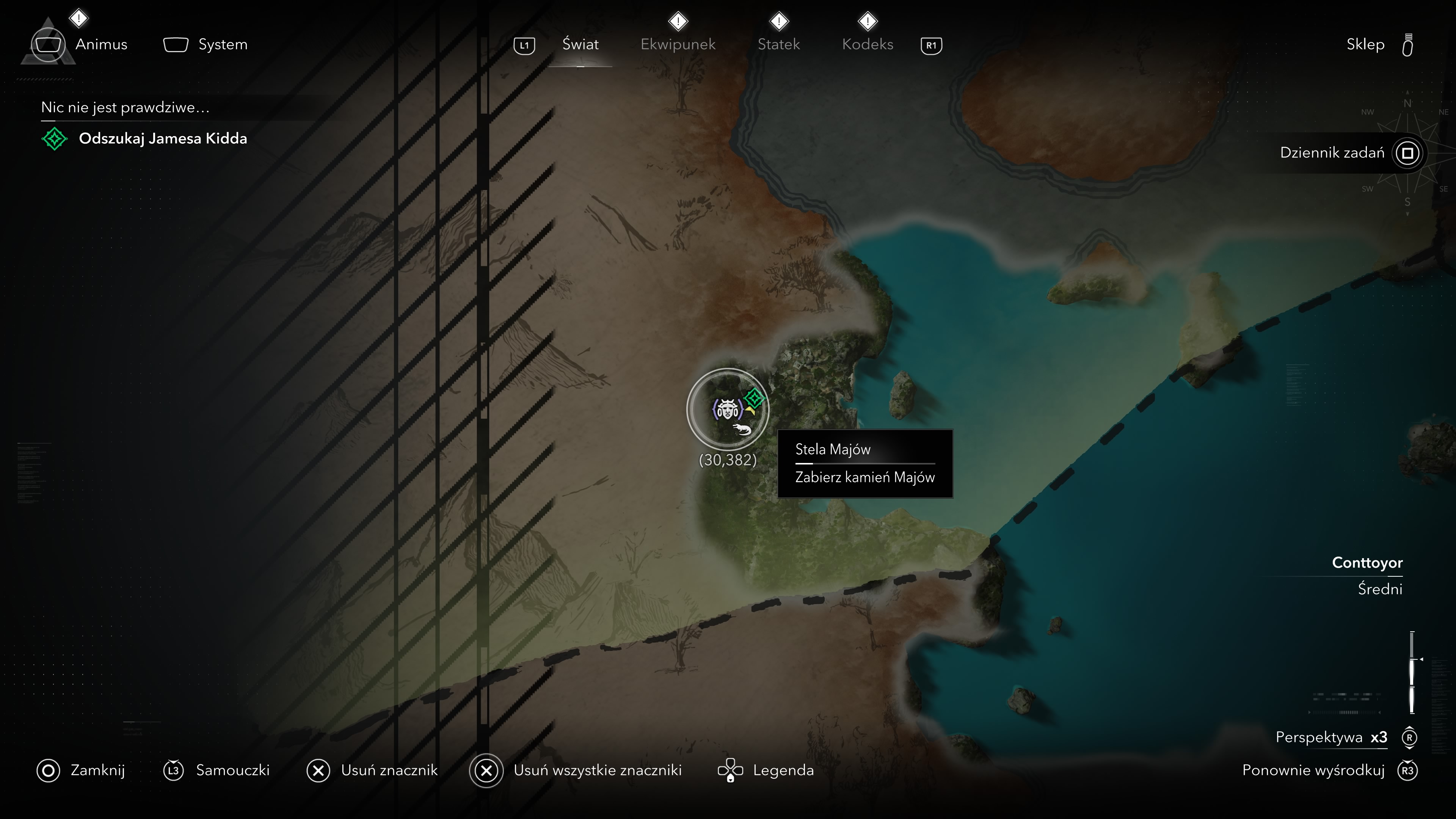 Assassin's Creed Black Flag Resynced - Stele Majów na Tulum