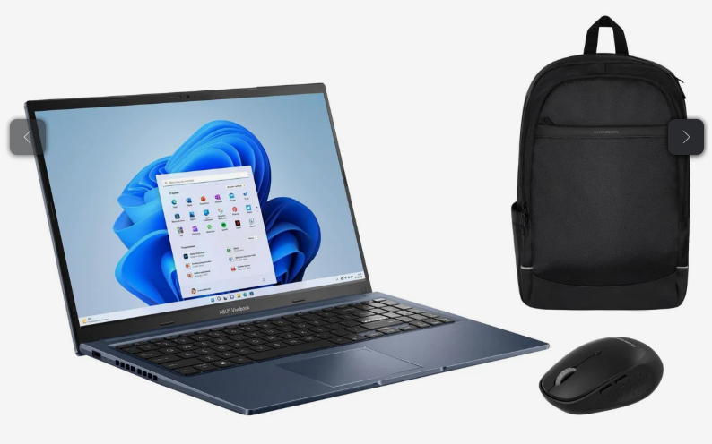 Konkretny zestaw z laptopem biurowym/do nauki ASUS + mysz + plecak za 1899 zł