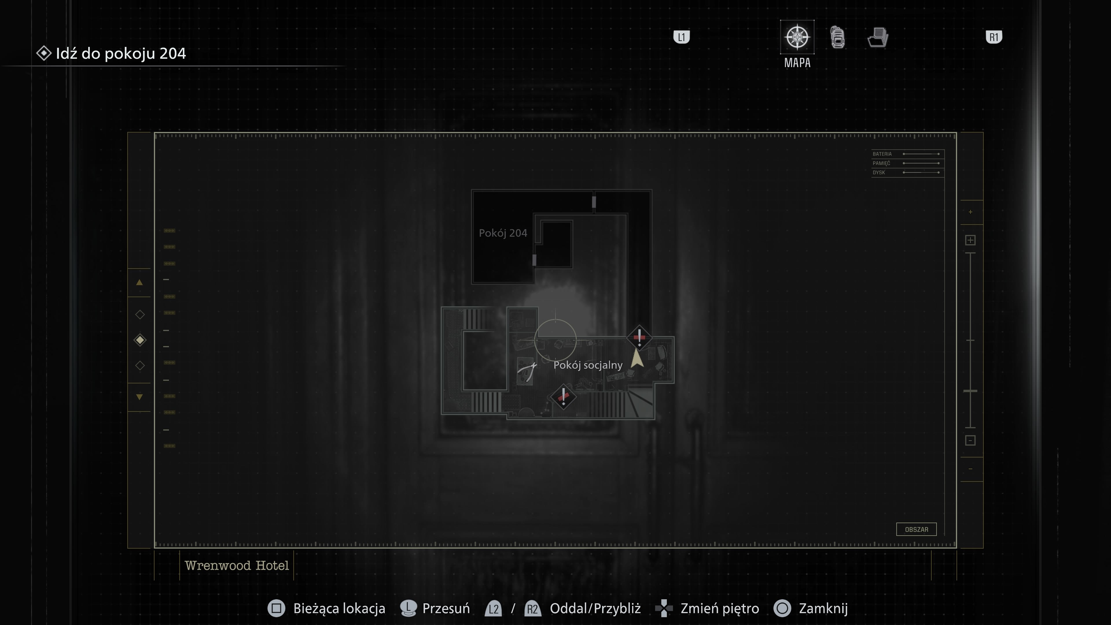 Resident Evil Requiem - Mapa gry, obszary, miejsca interakcji: jak korzystać z map?