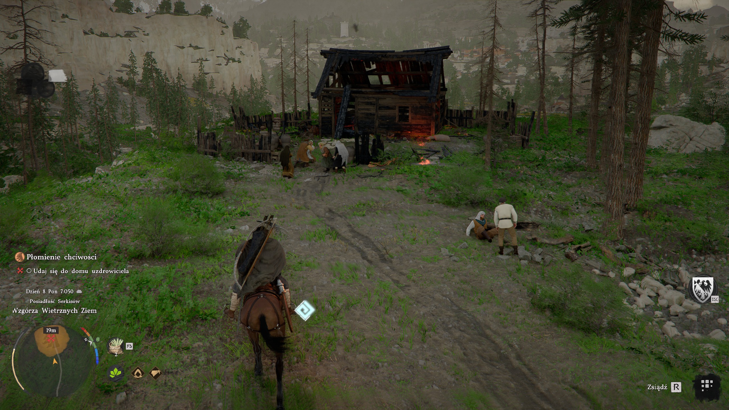 Crimson Desert - Całun mroku, Płomienie Chciwości: kupiec Shakatu, zakonnica, dom uzdrowiciela