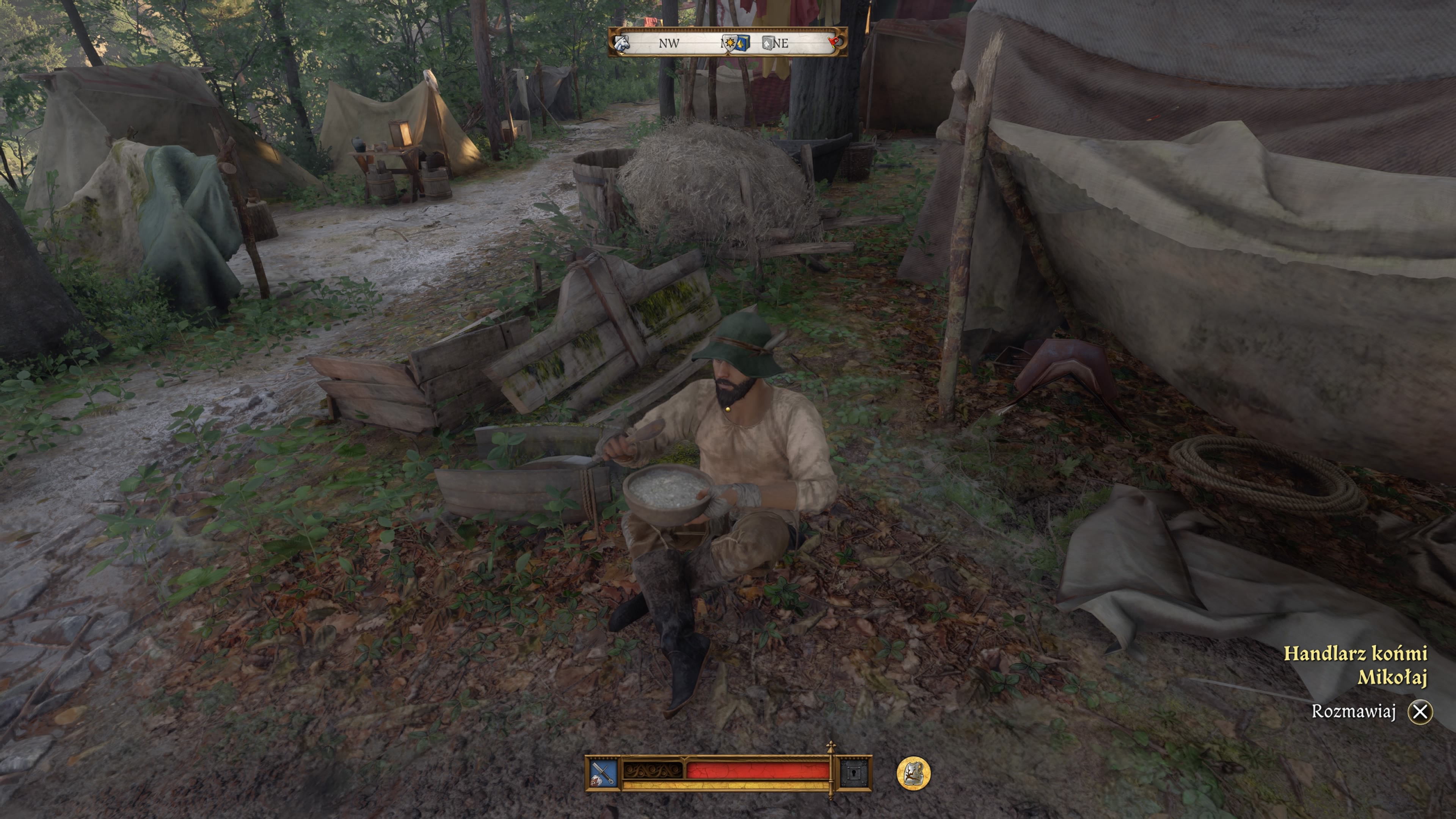 Kingdom Come Deliverance 2 - Konie na wyścigi: Wyścigi konne, konkursy łucznicze: Bibrek, Mikołaj, spór