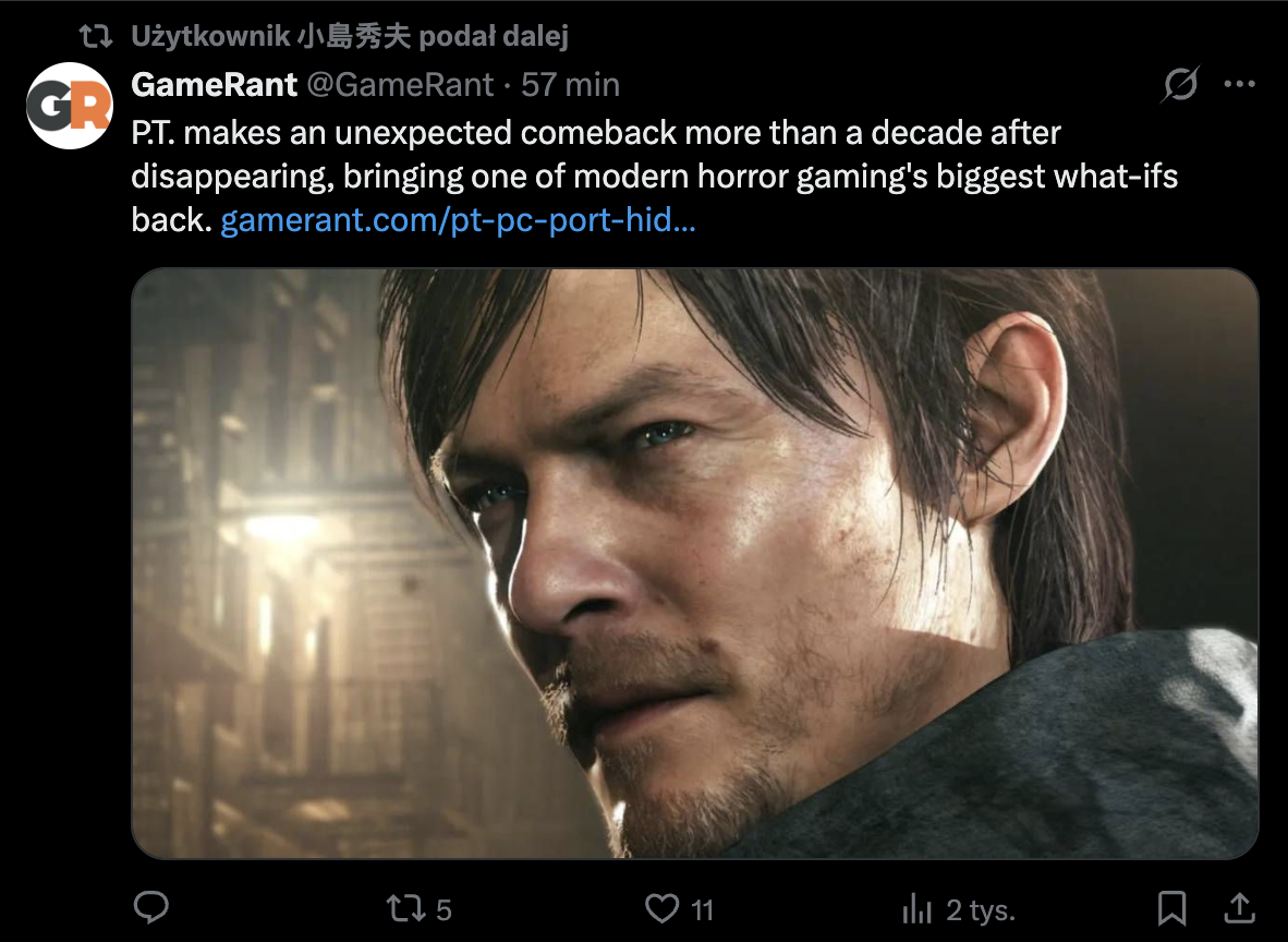 Hideo Kojima PT GameRant