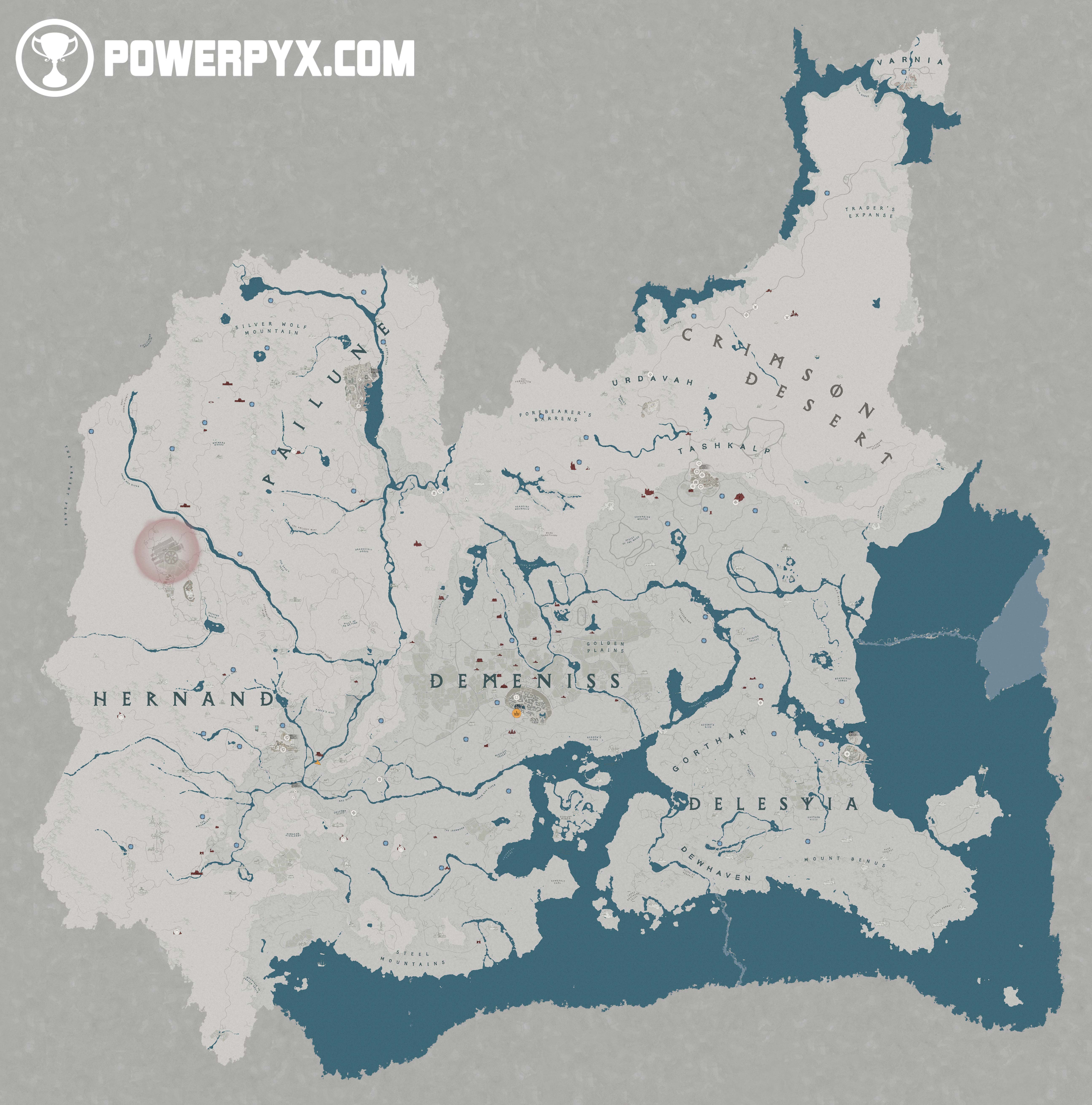 Crimson Desert - Wszystkie punkty szybkiej podróży: fast travel, gdzie są?