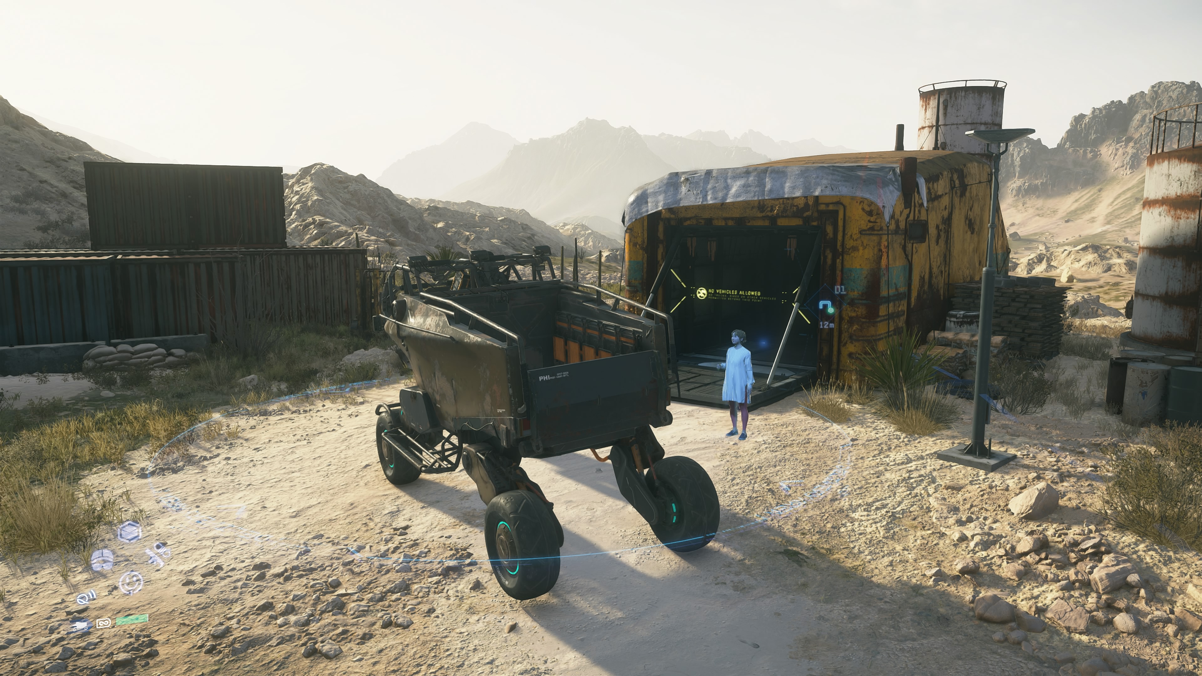 Death Stranding 2 - Pojazdy mechaniczne: szybkie przemieszczanie się, szybka podróż, autostrady, baterie