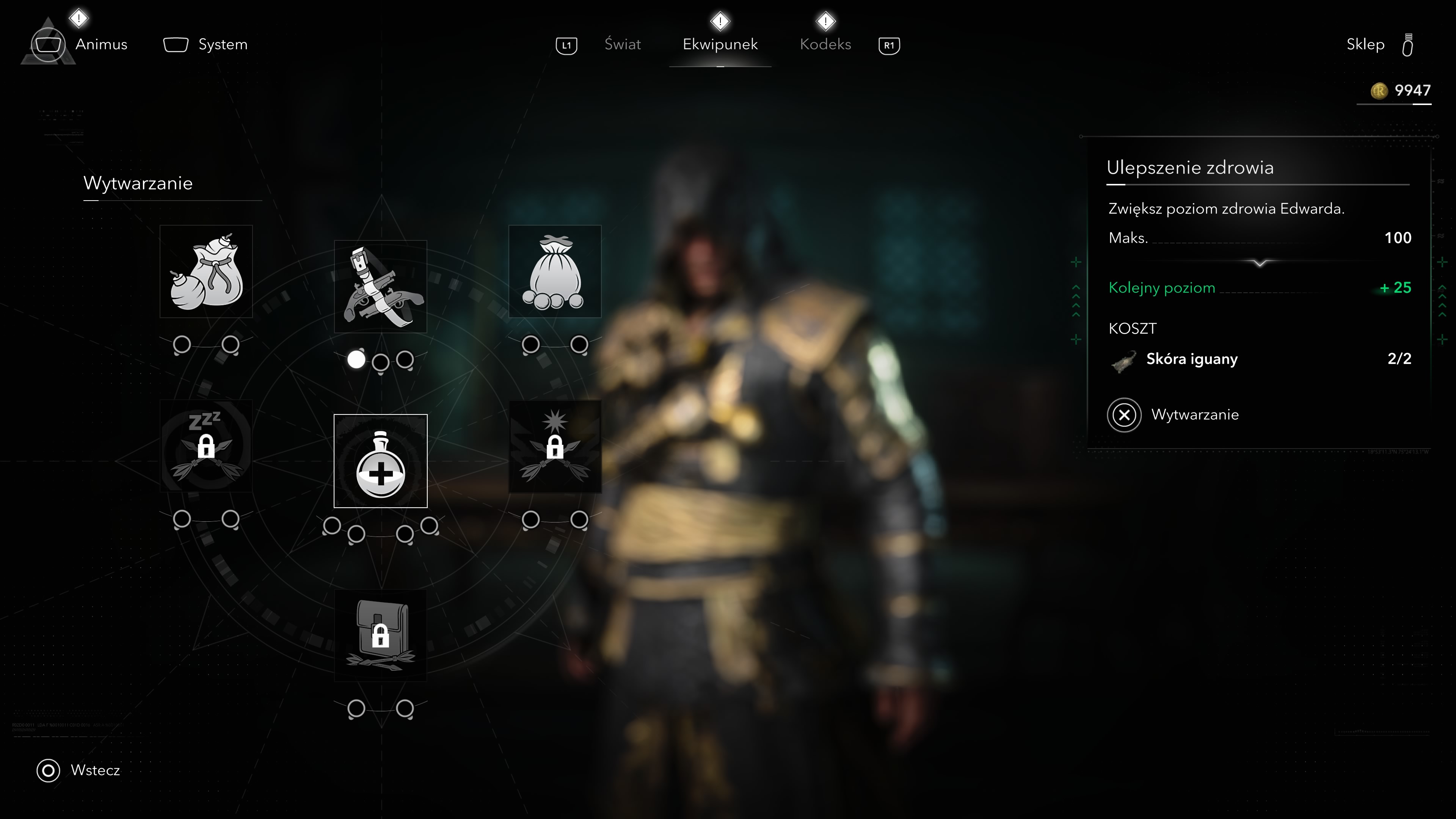Assassin's Creed Black Flag Resynced - Wytwarzanie, skóry, pancerze, zwierzęta, polowanie