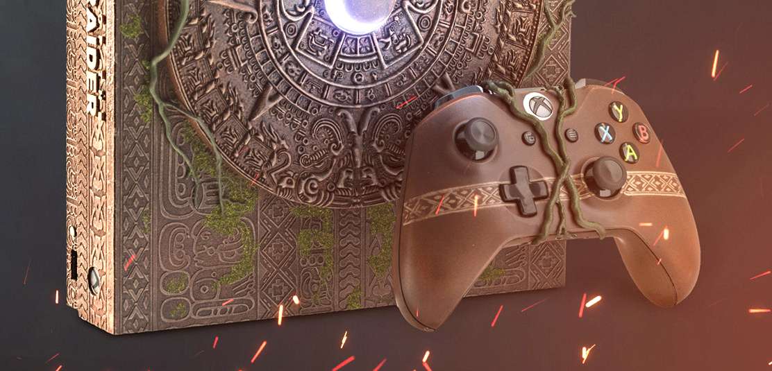 Xbox One X w wyjątkowo limitowanej edycji Shadow of the Tomb Raider. Cena sięga już 3400$