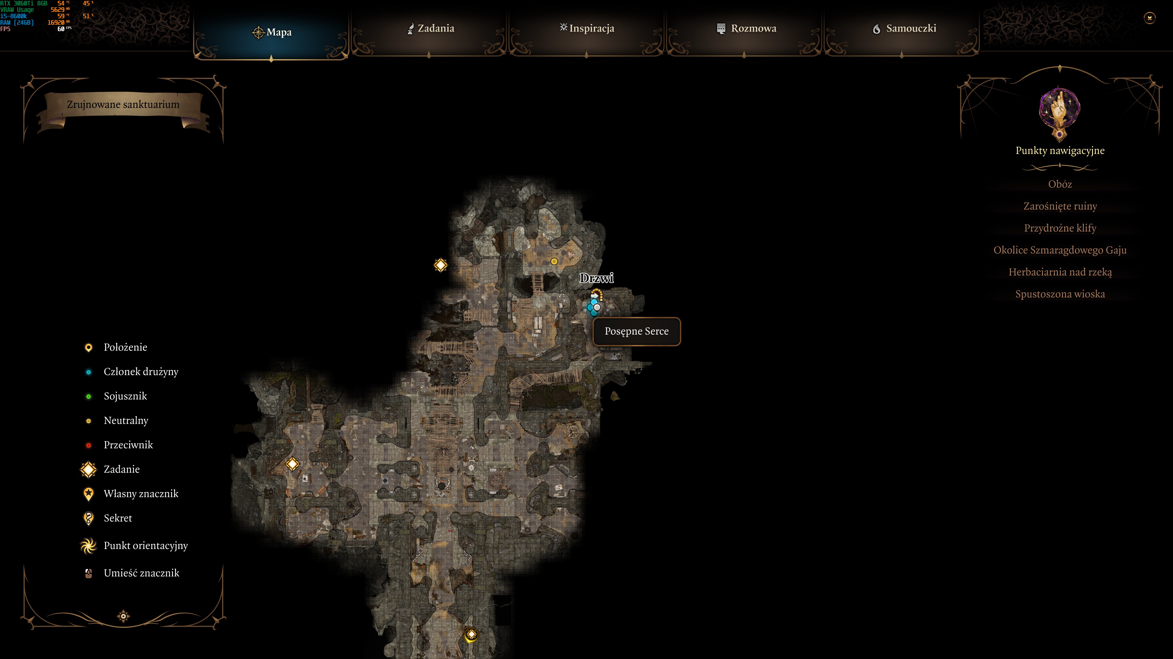 Baldurs Gate 3 - Ocal Pierwszego Druida/Uratuj Halsina: Halsin, obóz goblinów, zagroda, klatka, niedźwiedź