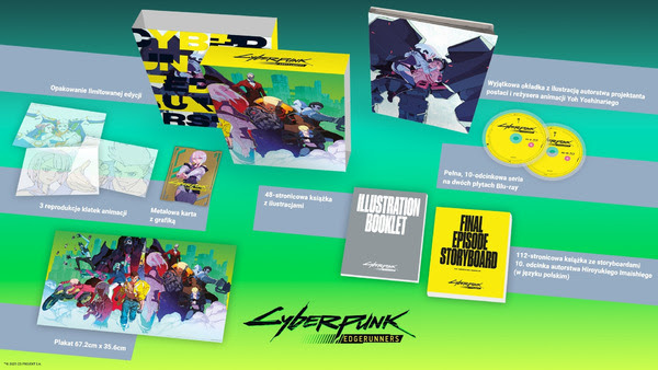 Cyberpunk: Edgerunners Kompletna Edycja Kolekcjonerska - zawartość