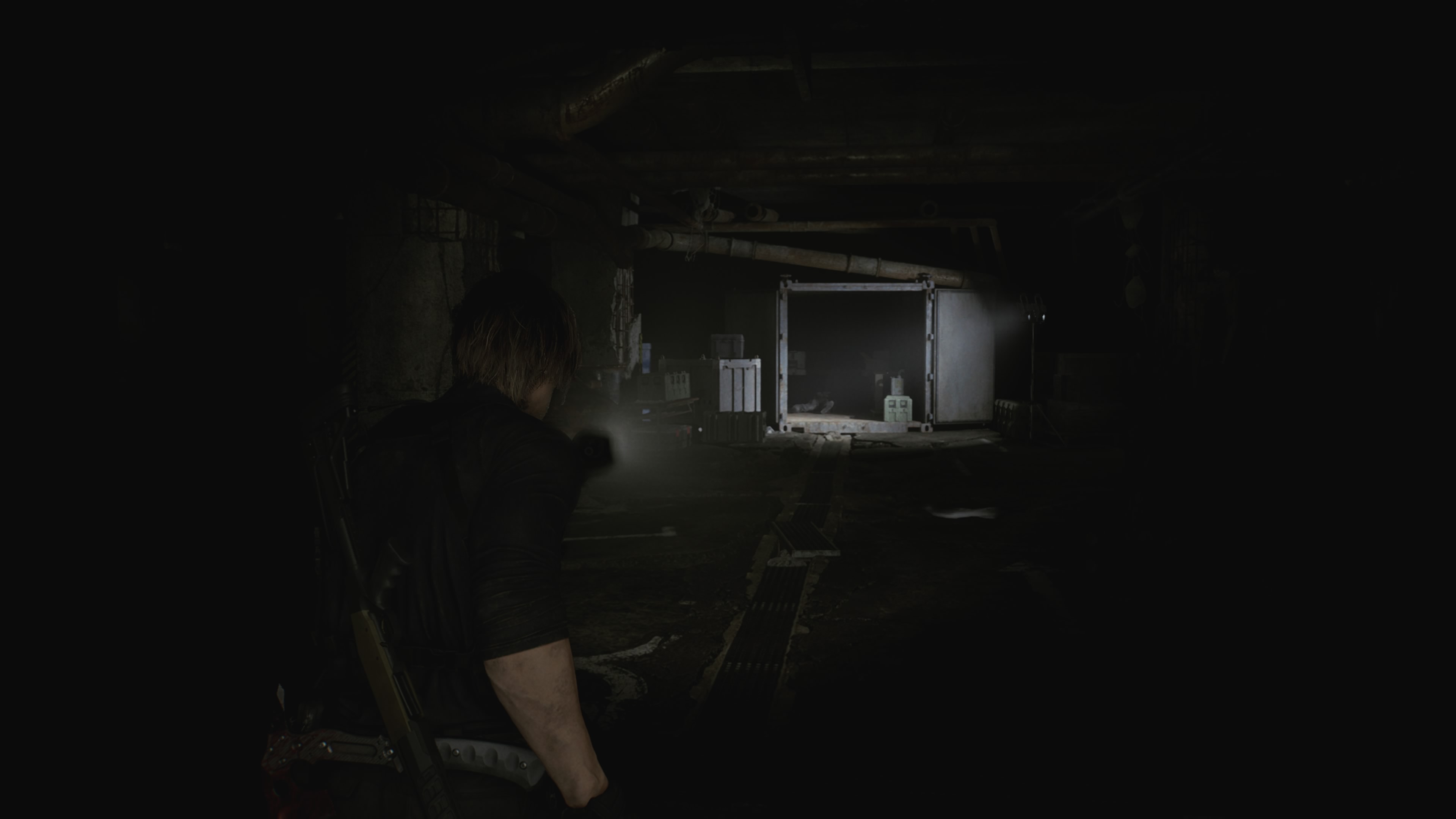 Resident Evil Requiem - Leon: Mr. X, Super tyrant, ucieczka, parking podziemny, sklep Kendo, stacja, peron