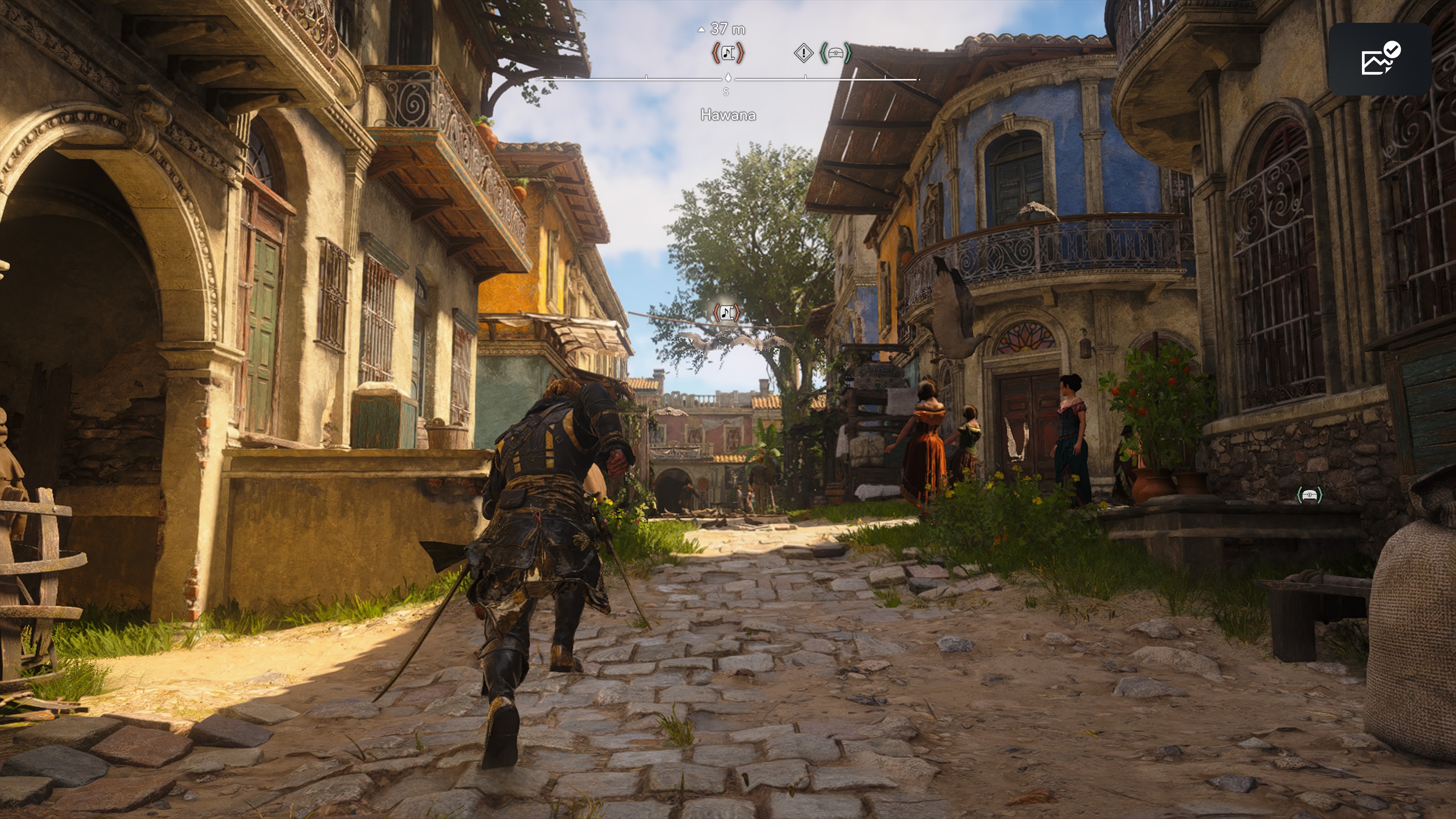 Assassin's Creed Black Flag Resynced - Karty z szantami w Hawana