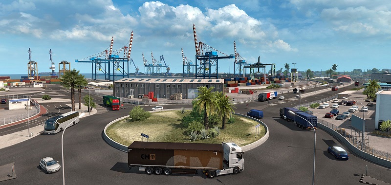 Euro Truck Simulator 2. Iberyjskie porty na pięknych zdjęciach