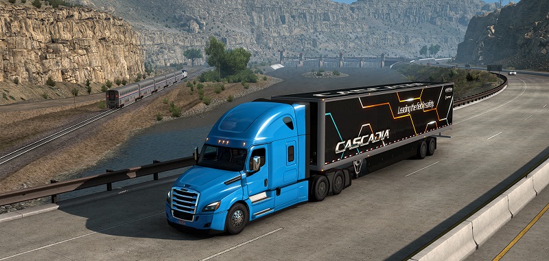 American Truck Simulator. Do gry dołączają pojazdy Freightliner Cascadia