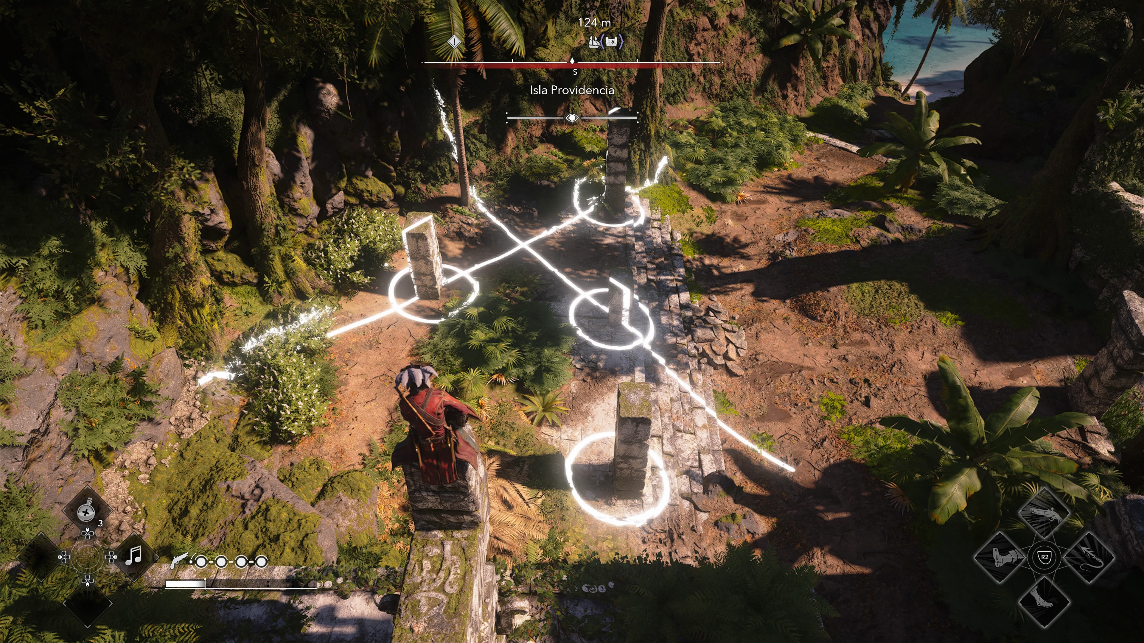 Assassin's Creed Black Flag Resynced - Stele Majów na Isla Providencia