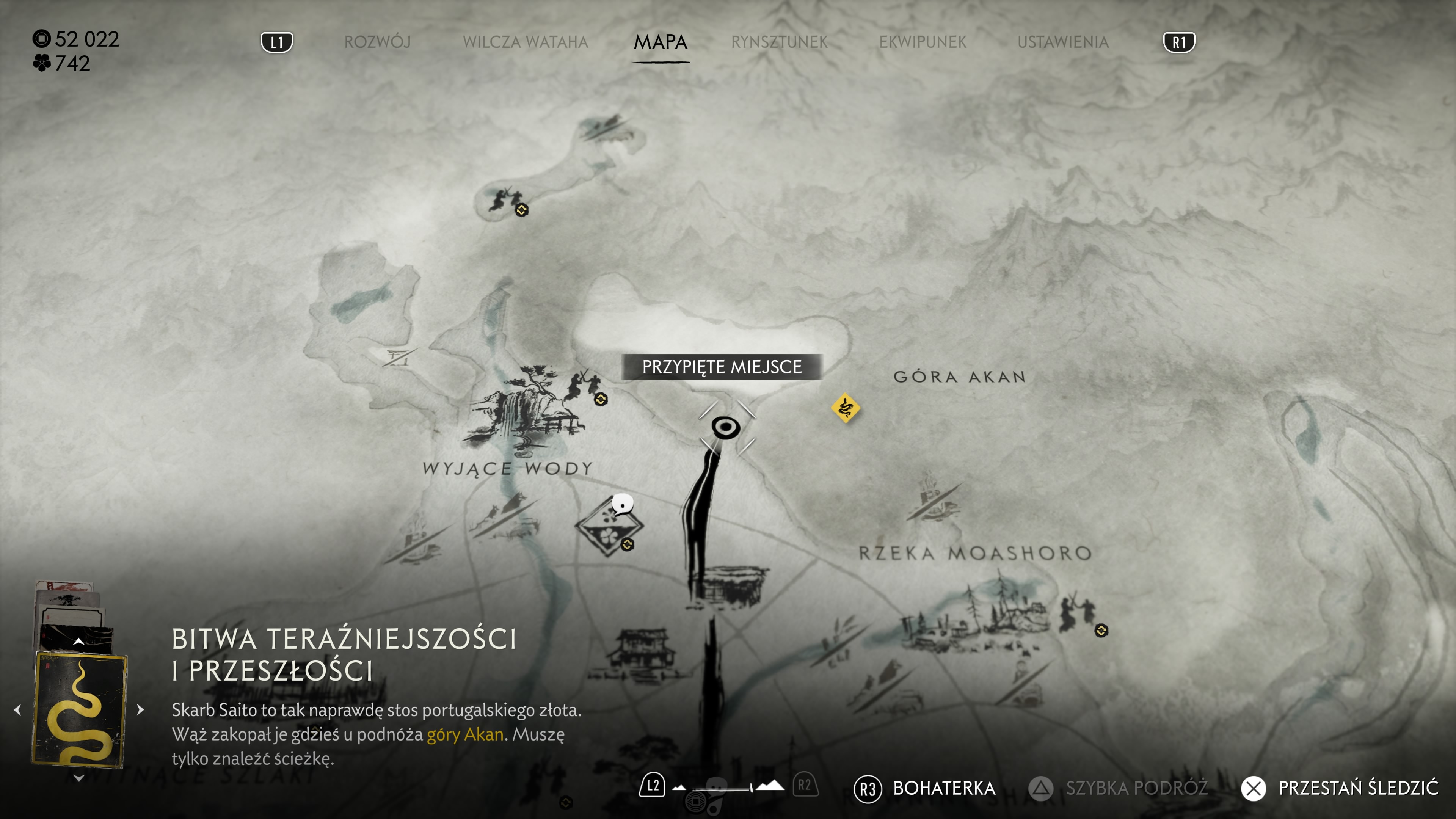 Ghost of Yotei Echoes of Sekigahara - Bitwa teraźniejszości i przeszłości: góra Akan, Gwardia, boss Nagato