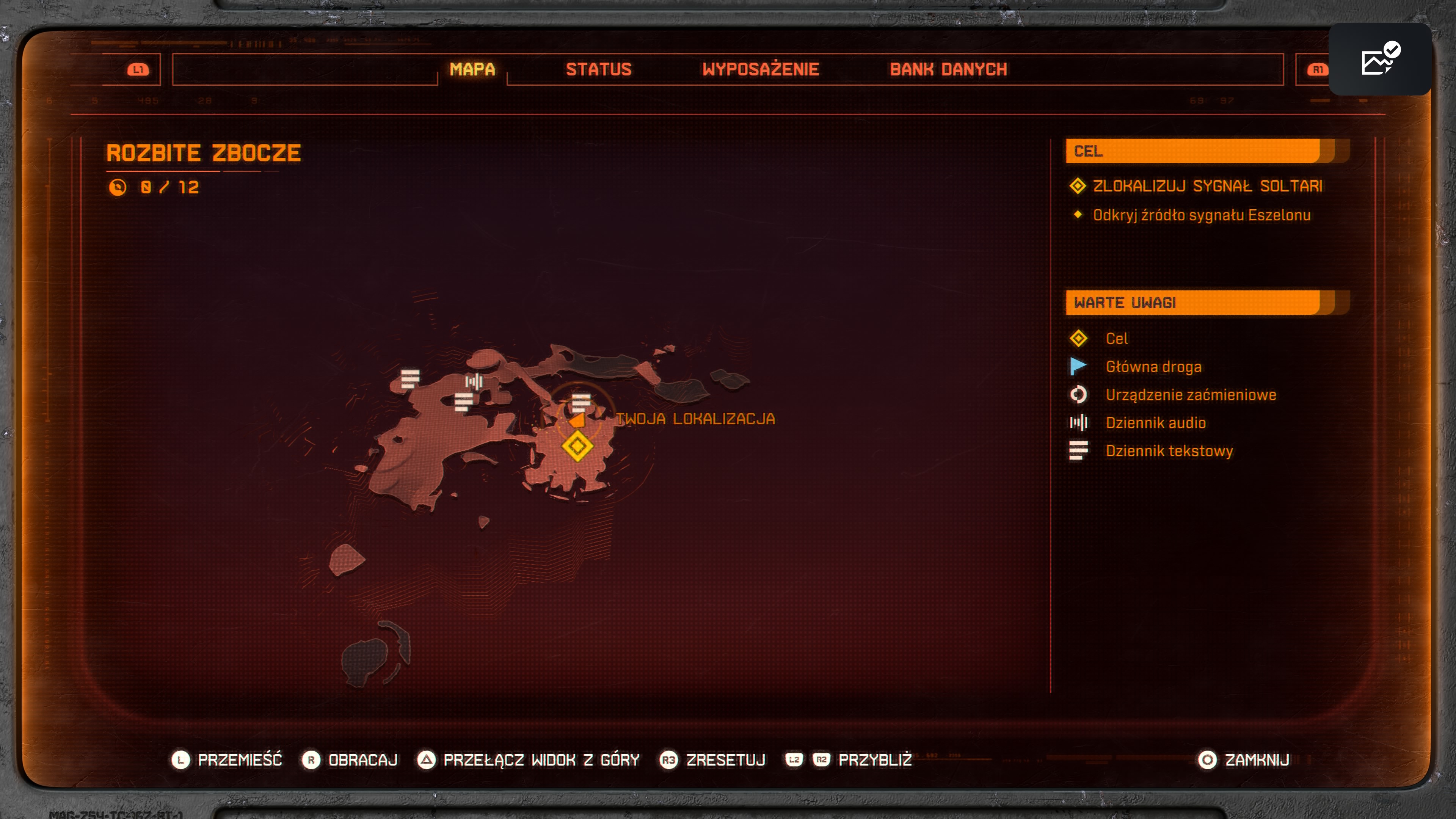 Saros - Rozbite zbocze: wszystkie przedmioty, znajdźki, dzienniki audio i tekstowe