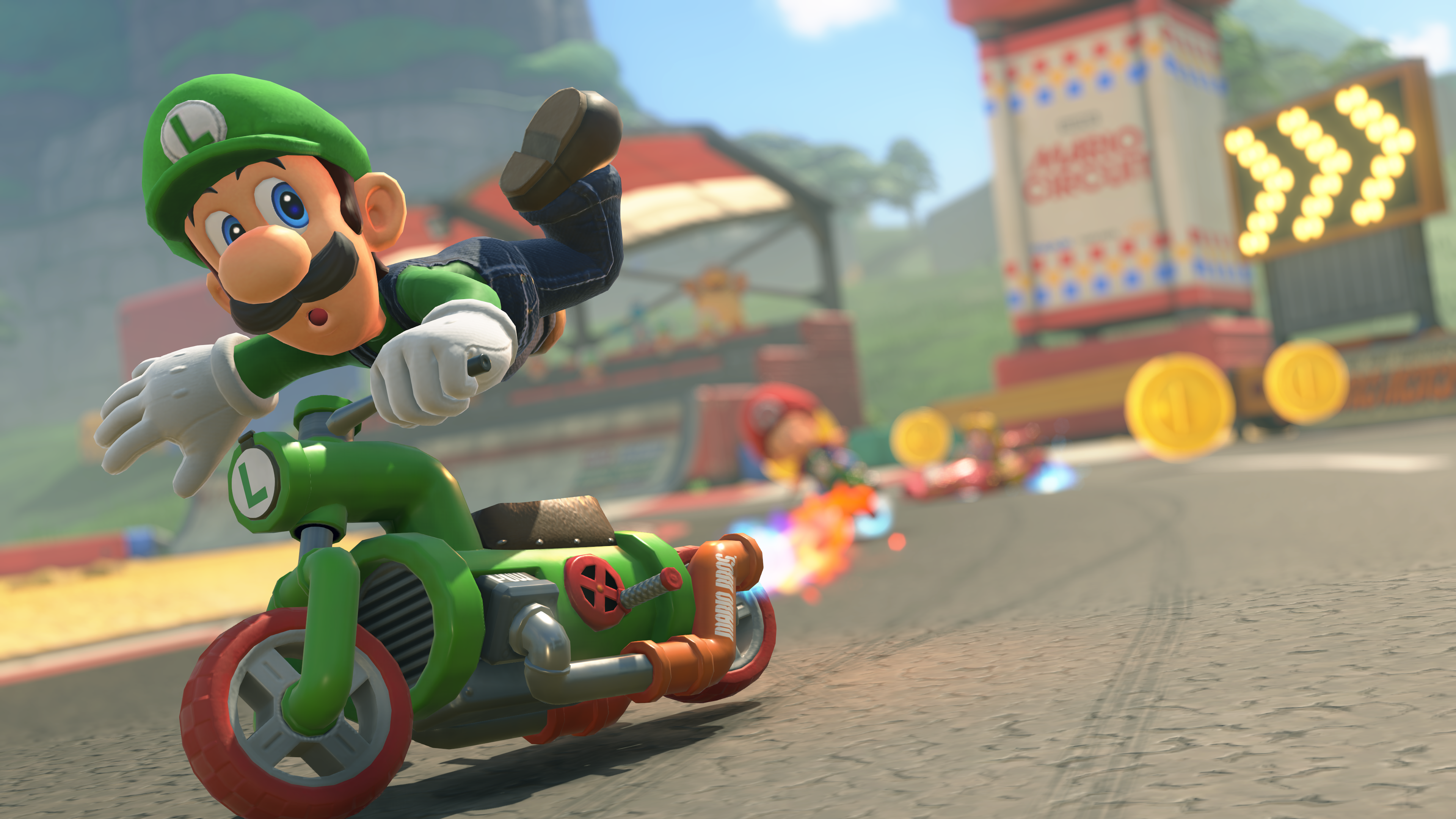 Mario Kart World - recenzja - Luigi
