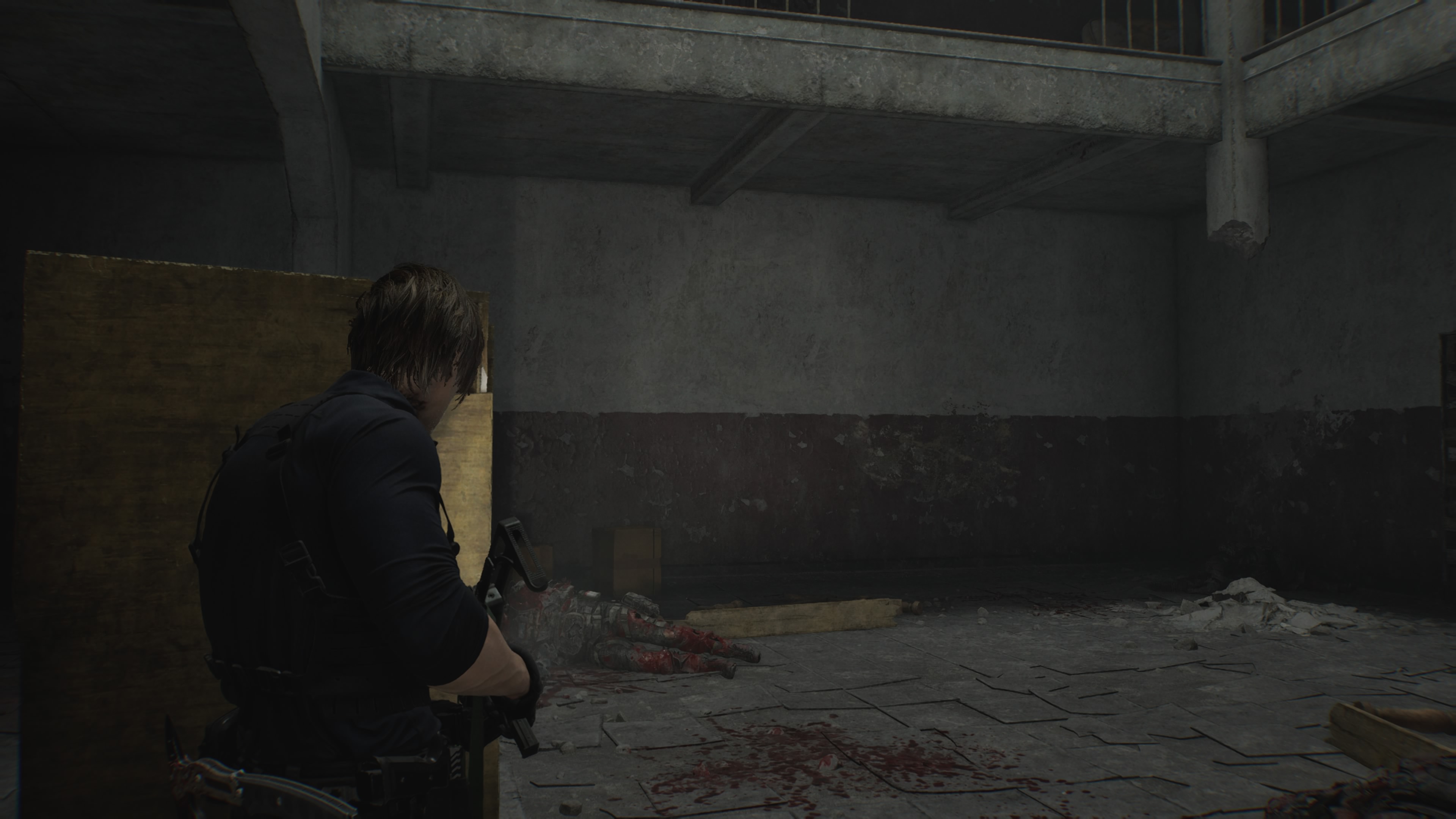 Resident Evil Requiem - Leon: oczyszczalnia, odbiornik, apartament Cedarbrook, żołnierze, korbka, moździerz