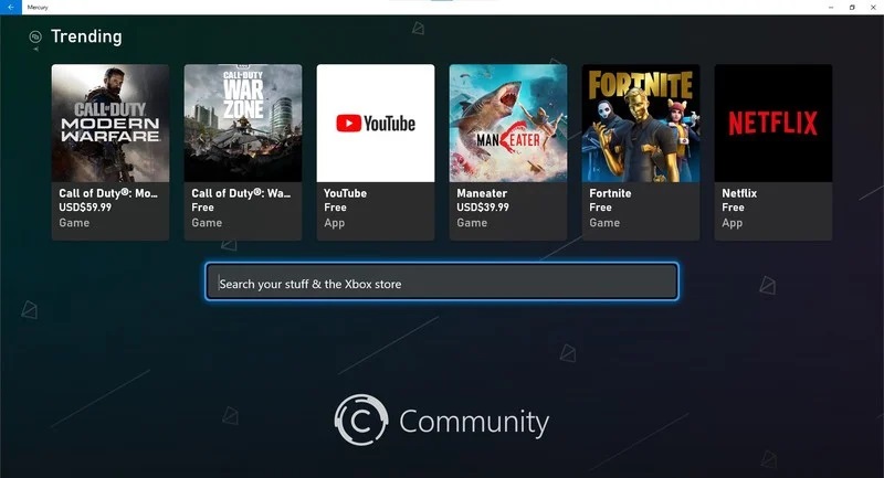 Xbox Mercury wyciekł. Zdjęcia pokazują ulepszony sklep dla Xboksa Series X i Xboksa One