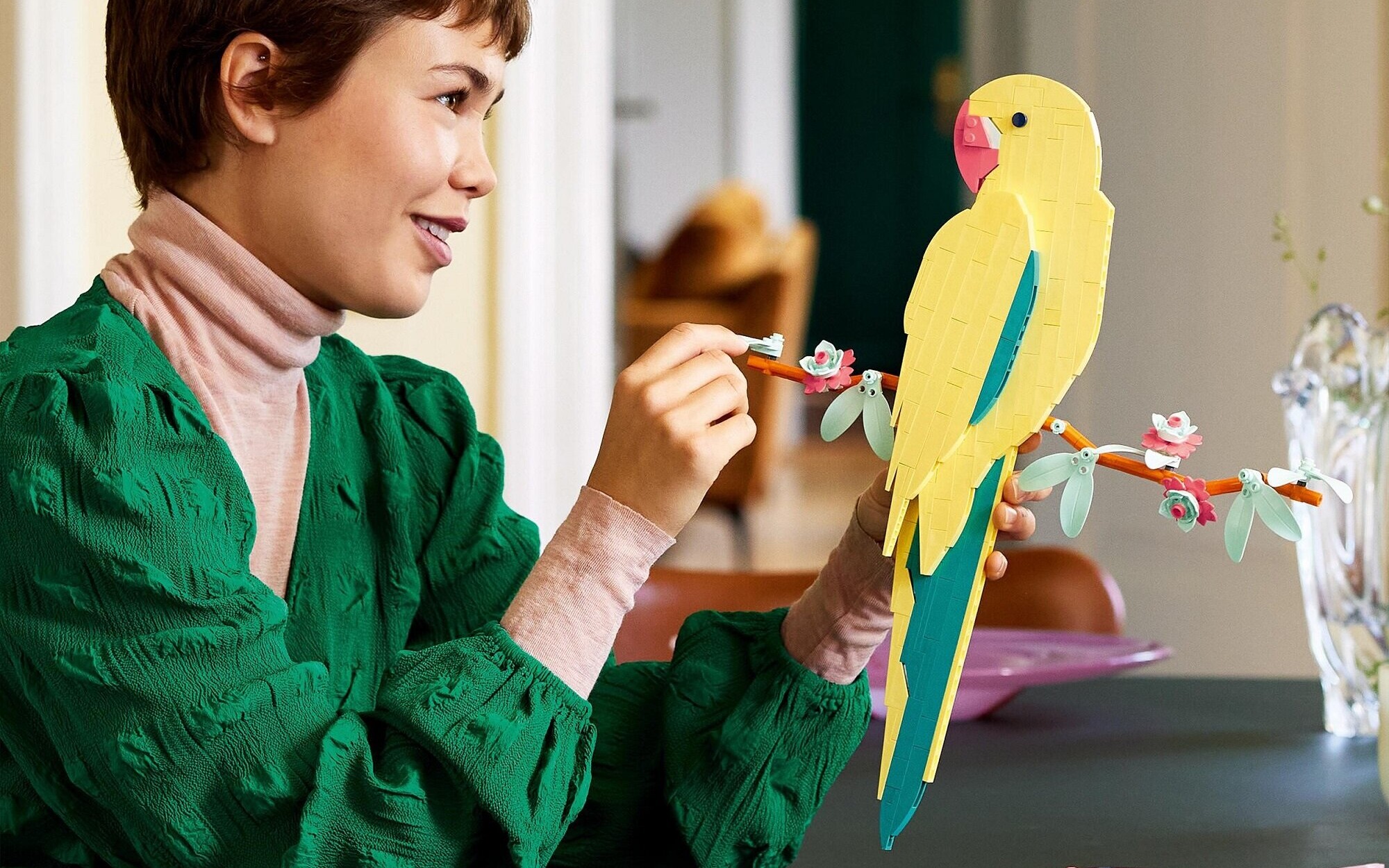 Rzadko dostępny zestaw LEGO Art - Kolekcja zwierząt (papugi ary) za 189 zł