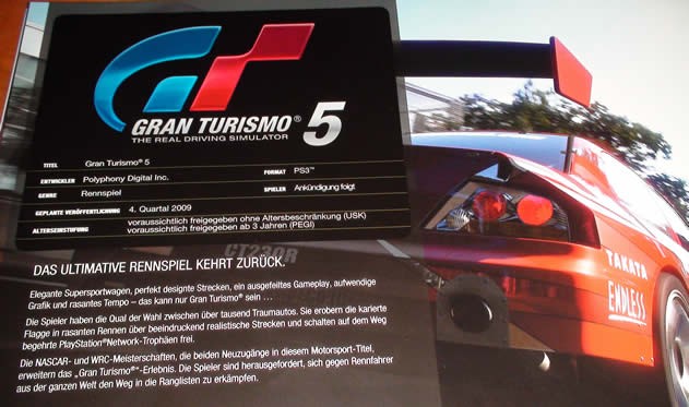 Gran Turismo 5 w tym roku... według SONY