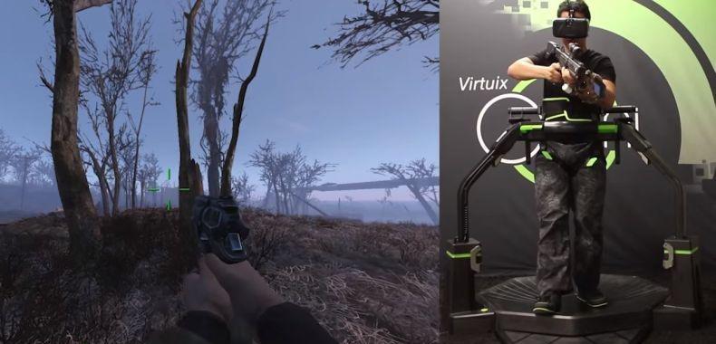 Fallout 4 z pełnym wsparciem Virtuix Omni - bieganie po pustkowiach nabiera nowego znaczenia