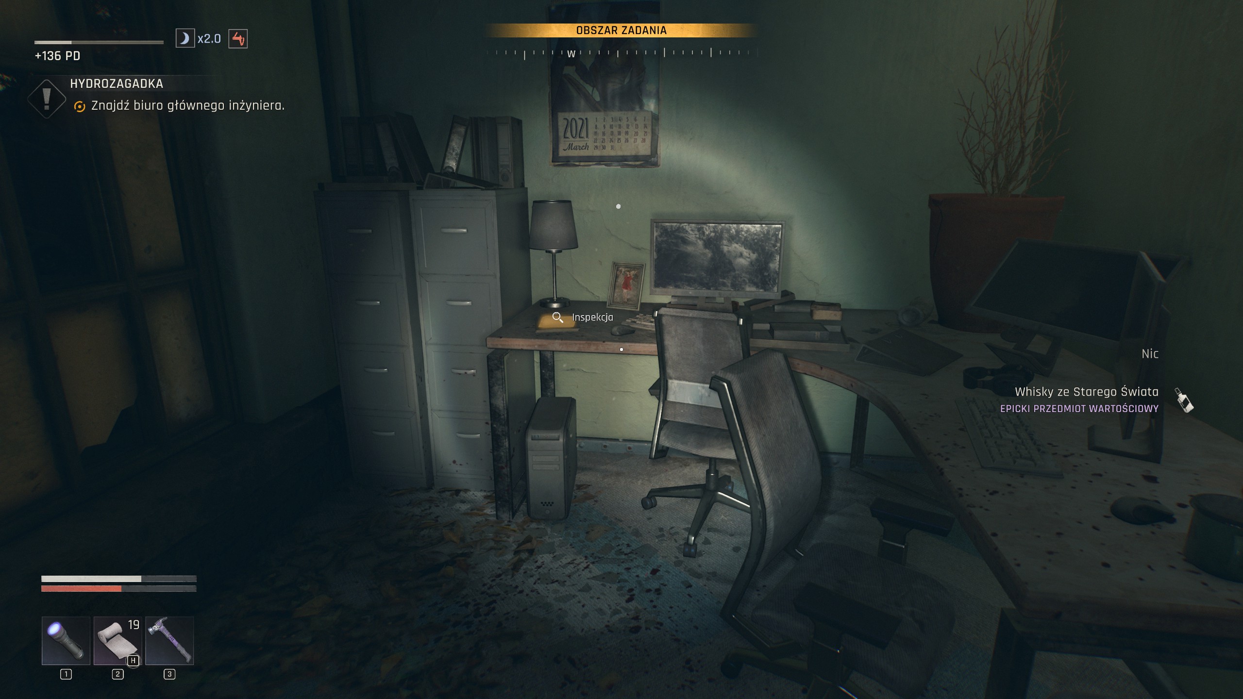 Dying Light The Beast - Hydrozagadka: stacja pompy, stacja naprawcza, biuro inżyniera, sejf