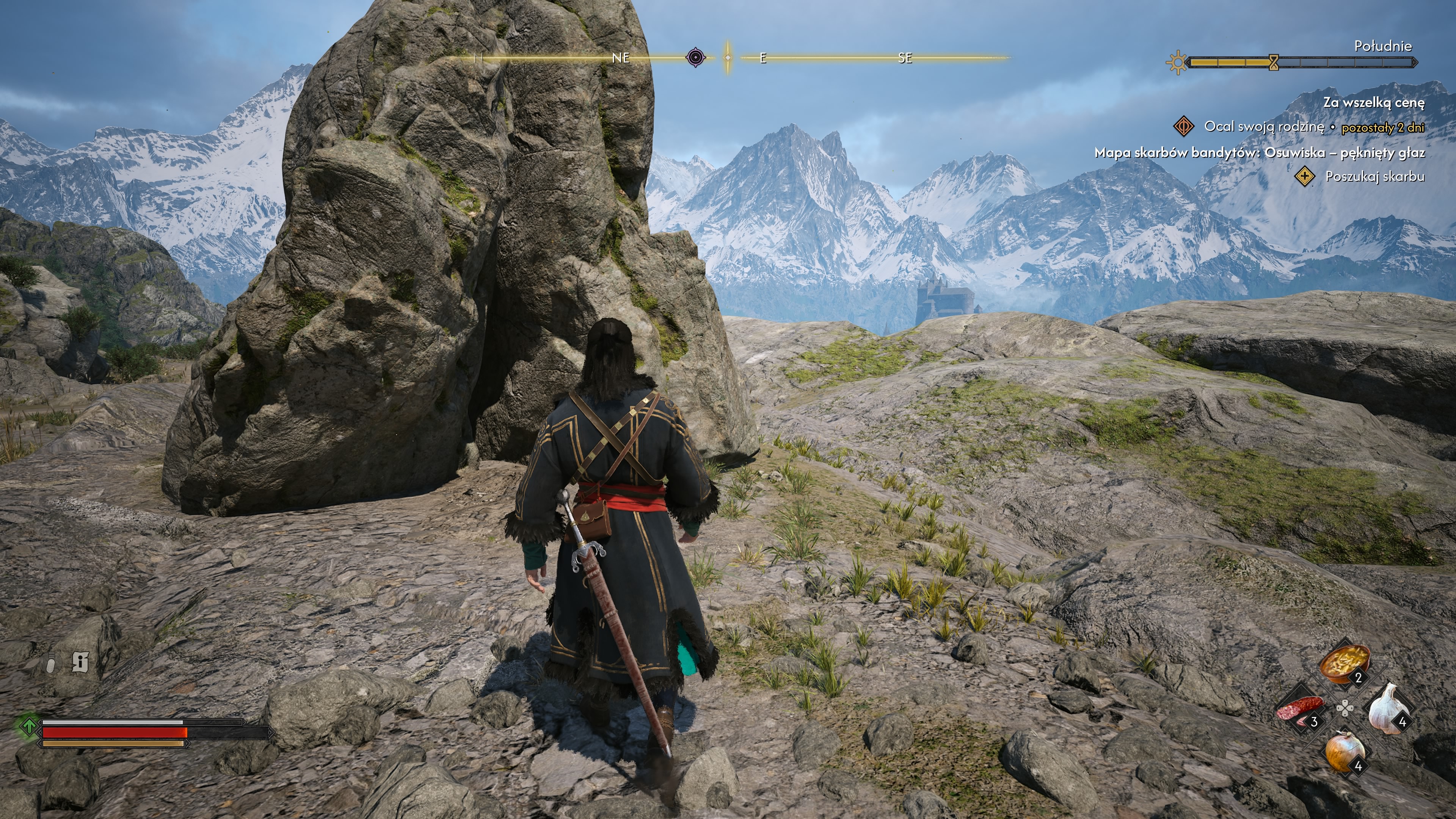The Blood of Dawnwalker - Mapa skarbów: osuwiska, pęknięty głaz gdzie jest?