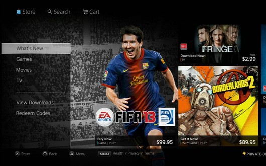 Wycieczka po odnowionym PS Store [update]