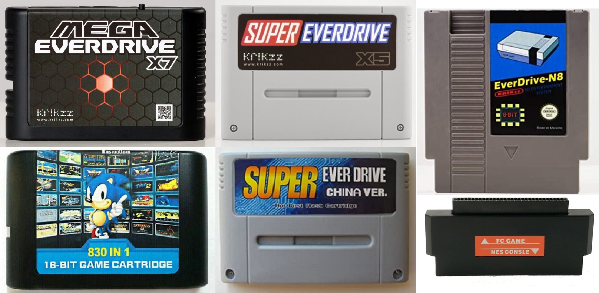 Everdrive i ich chińskie odpowiedniki