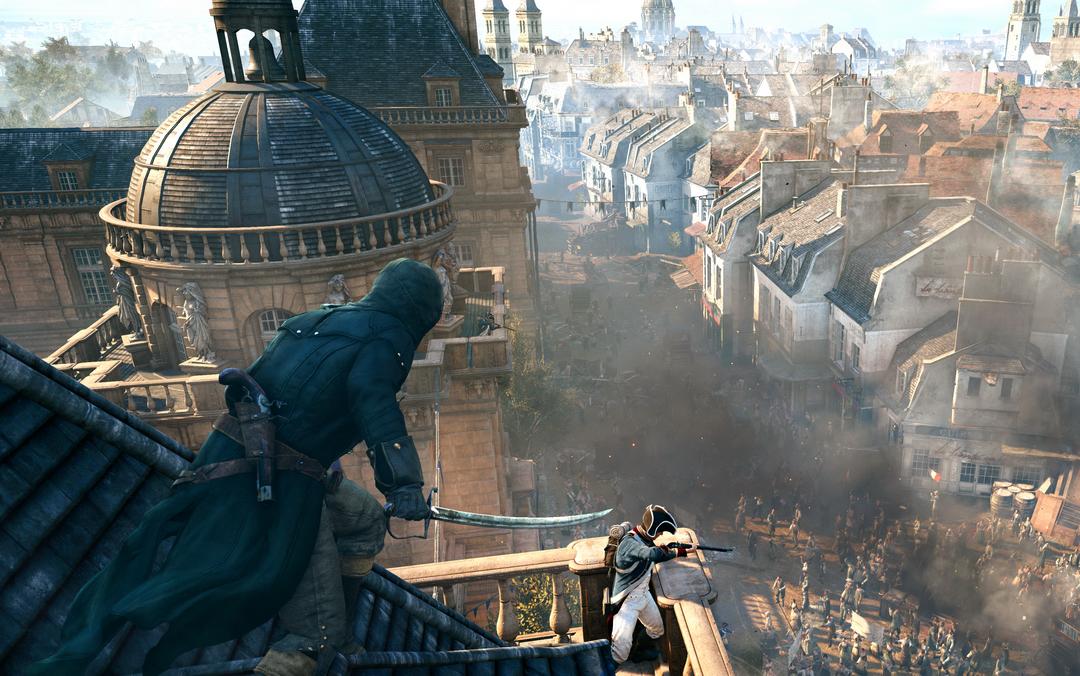 Kooperacja w pięknych pałacowych komnatach - mocny gameplay z Assassin&#039;s Creed: Unity