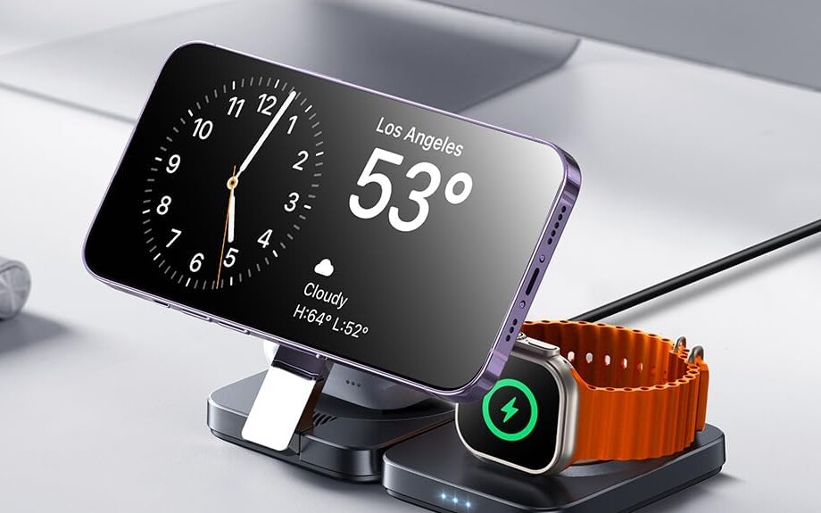 Ładowarka Lisen 3 w 1 - do iPhone, Apple Watch i AirPods za 89 zł zamiast 199 zł