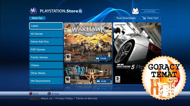 HOT: PLAYSTATION STORE W KOŃCU DZIAŁA!
