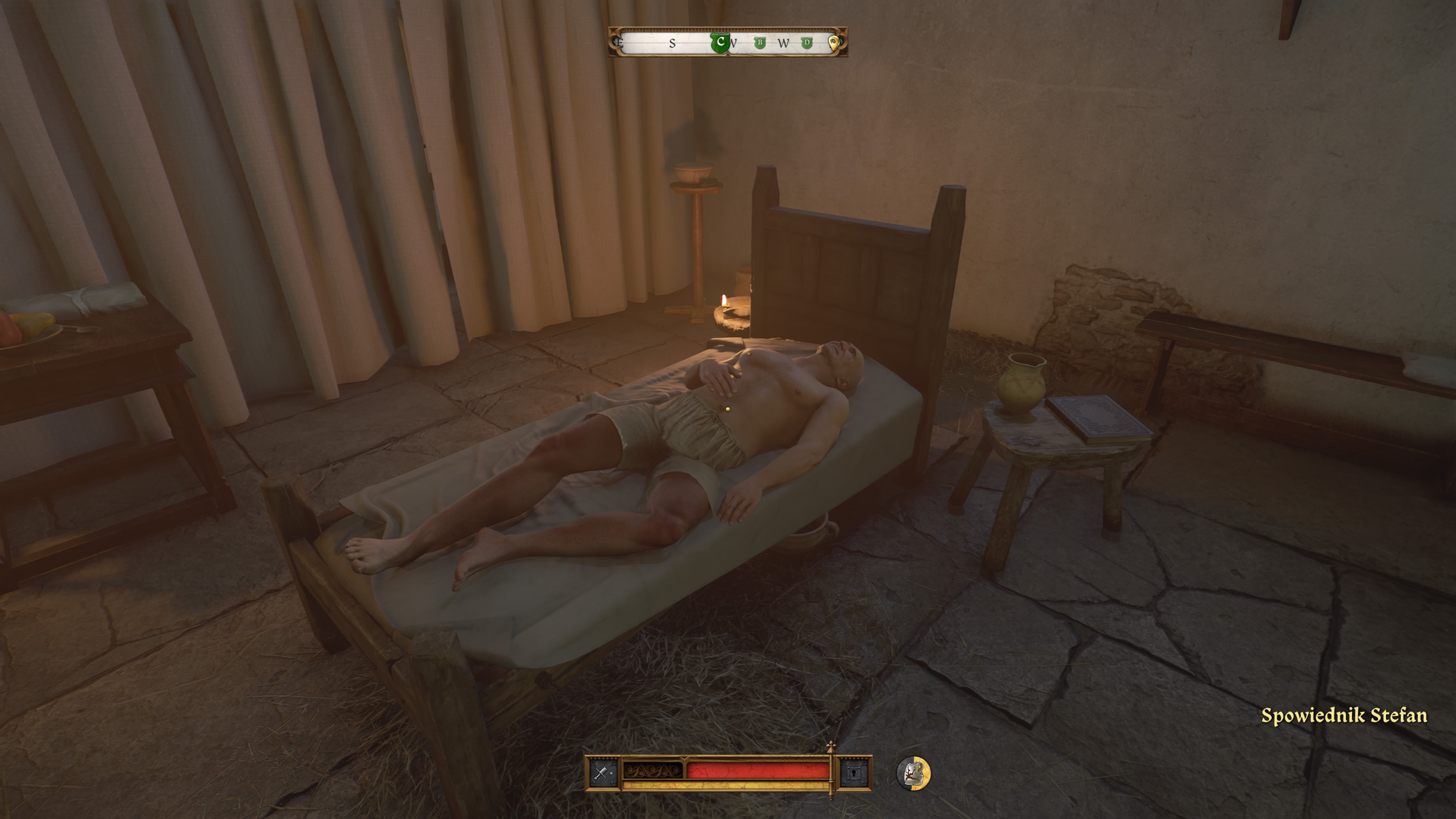 Kingdom Come Deliverance 2 - Anamneza: lazaret, chorzy pacjenci, Błażena, mnich, spowiednik, Kryspin, Ernest