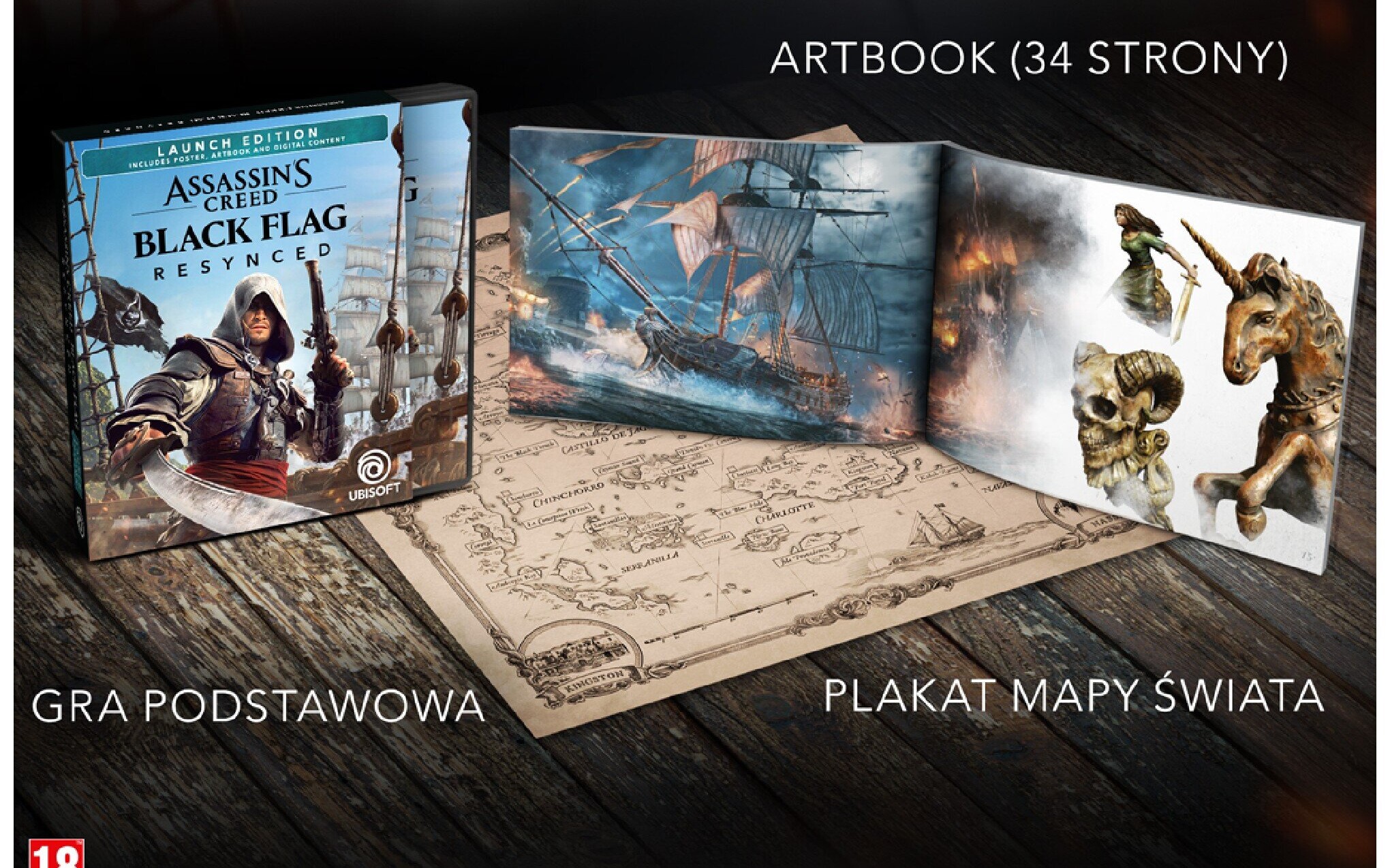 Startowa edycja Assassin's Creed Black Flag Resynced od 249 zł do 289 zł na PS5/XSX