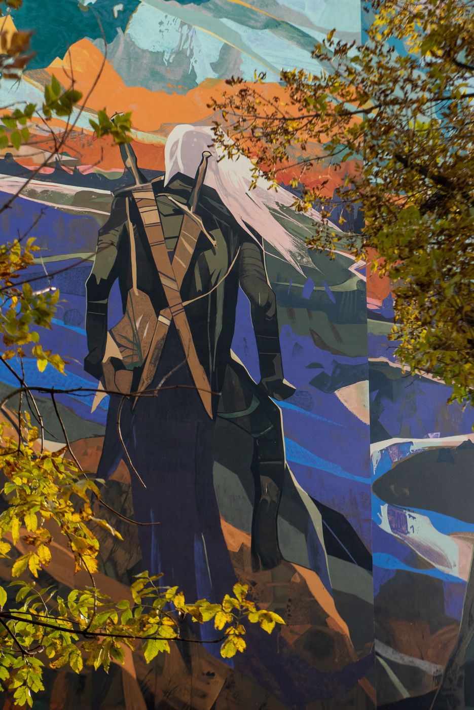 Wiedźmin ozdabia Łódź - Mural  #4