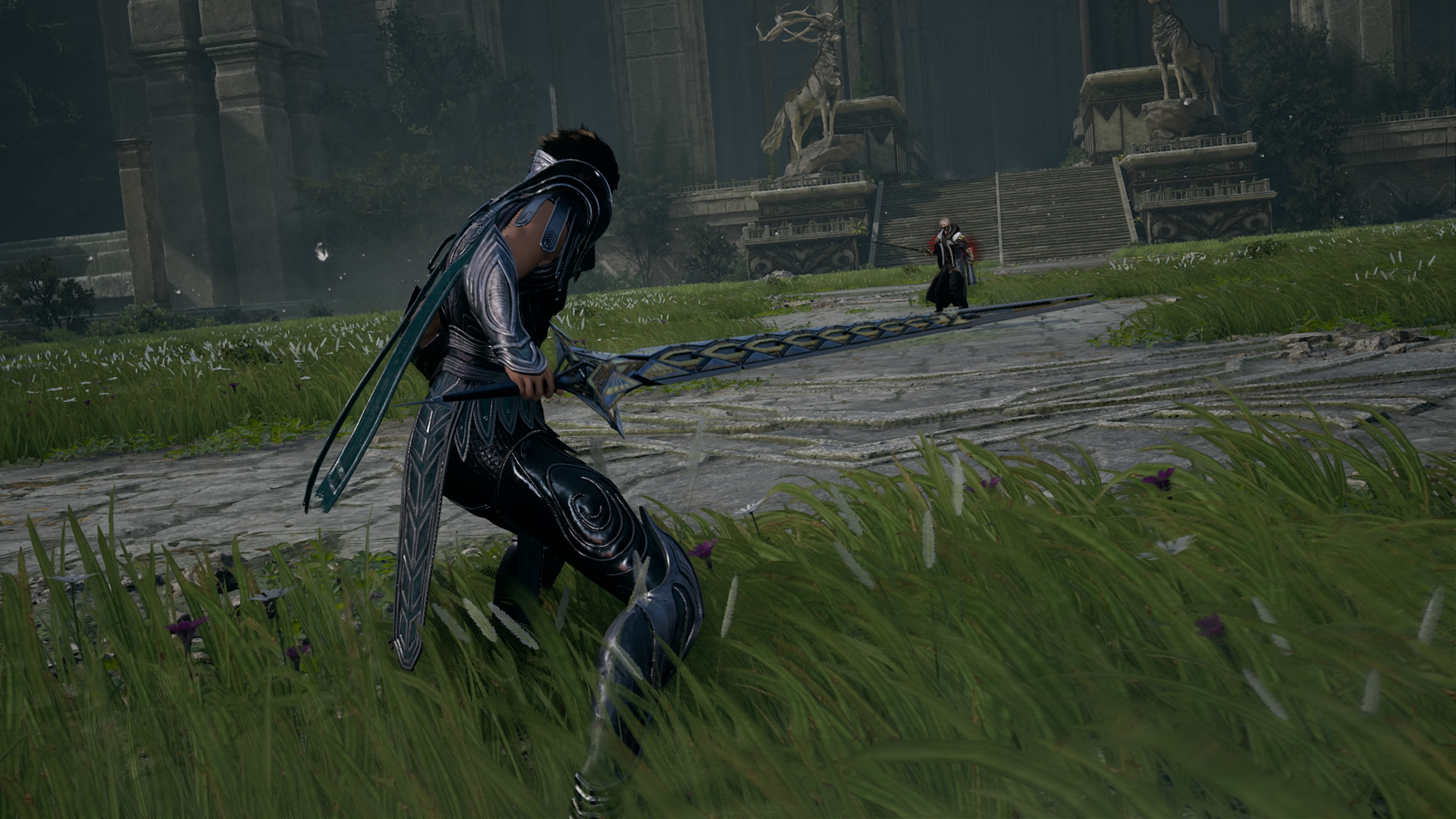 Lost Soul Aside - recenzja - ja i on, starcie