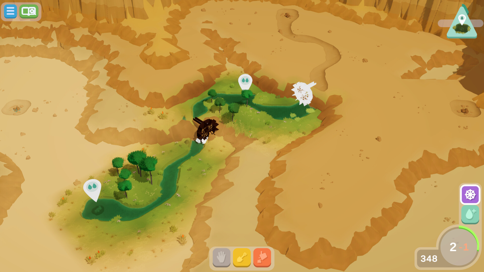 WATERFUL: a tiny oasis builder #5