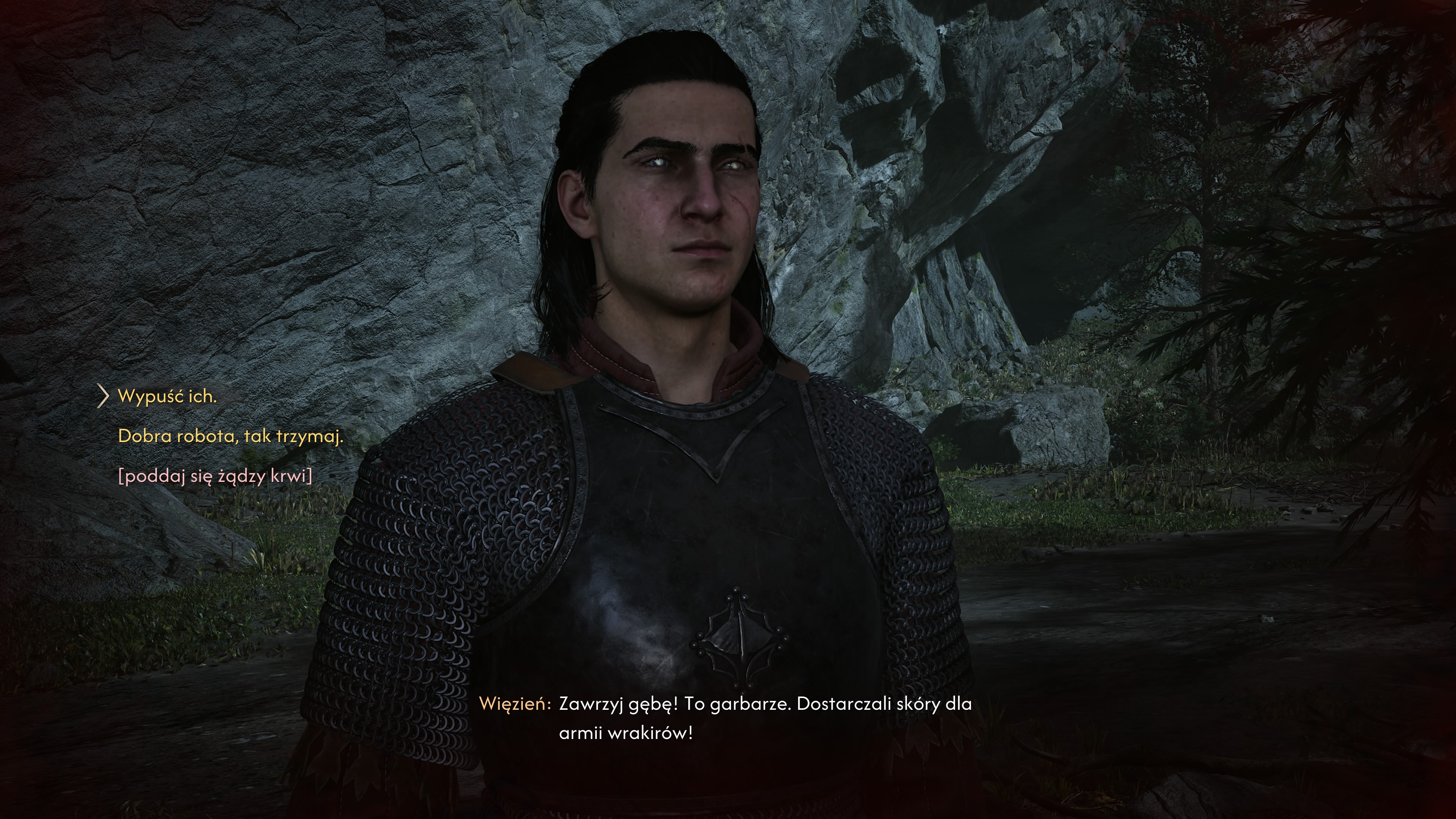 The Blood of Dawnwalker - Więzień z lochów (zwroty akcji): pochwalić czy wypuścić handlarzy?